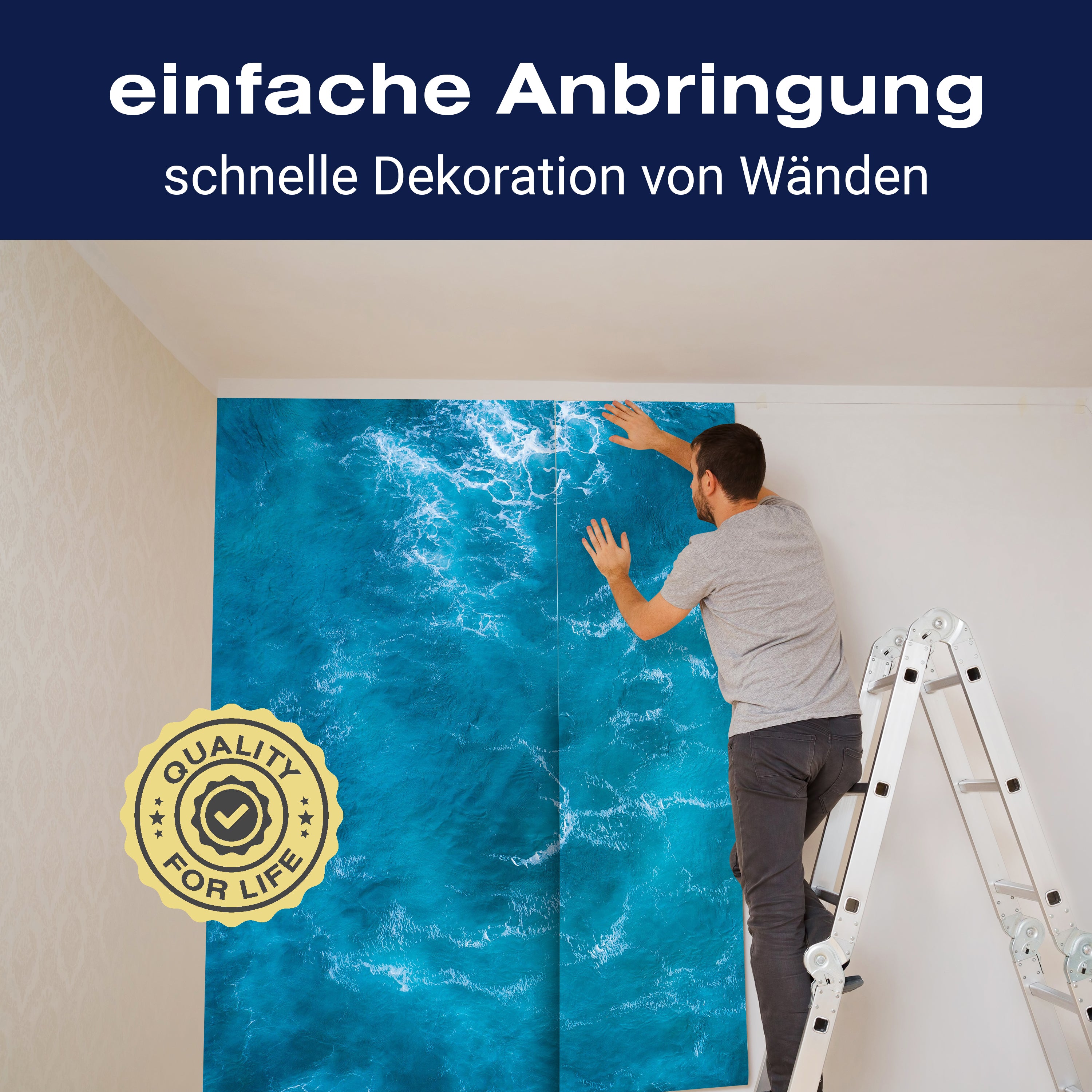 Fototapete Wellen Ozean Luftbild M6484 - Bild 3 Fototapete Wellen Ozean Luftbild M6484 - Bild 3