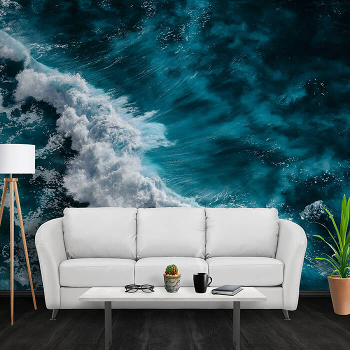 Fototapete aufgewühltes Meer Wellen M6488 - Bild 1 Fototapete aufgewühltes Meer Wellen M6488 - Bild 1