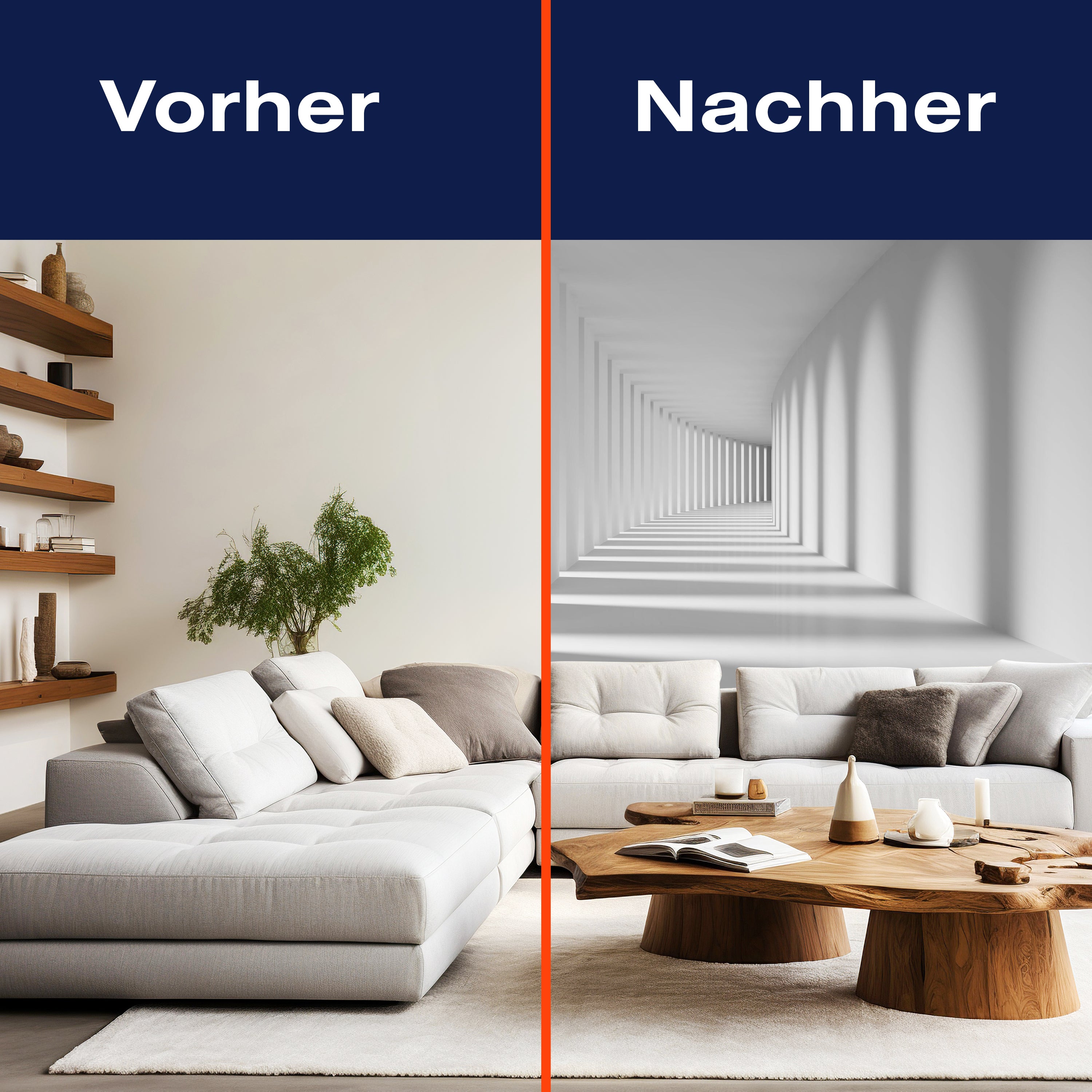 Fototapete Raumerweiterung Flur Gang M6490 - Bild 9 Fototapete Raumerweiterung Flur Gang M6490 - Bild 9