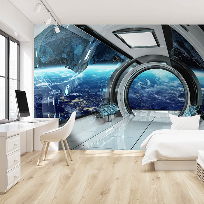 Fototapete Raumschiff Raumerweiterung Weltall M6491 - Bild 1 Fototapete Raumschiff Raumerweiterung Weltall M6491 - Bild 1