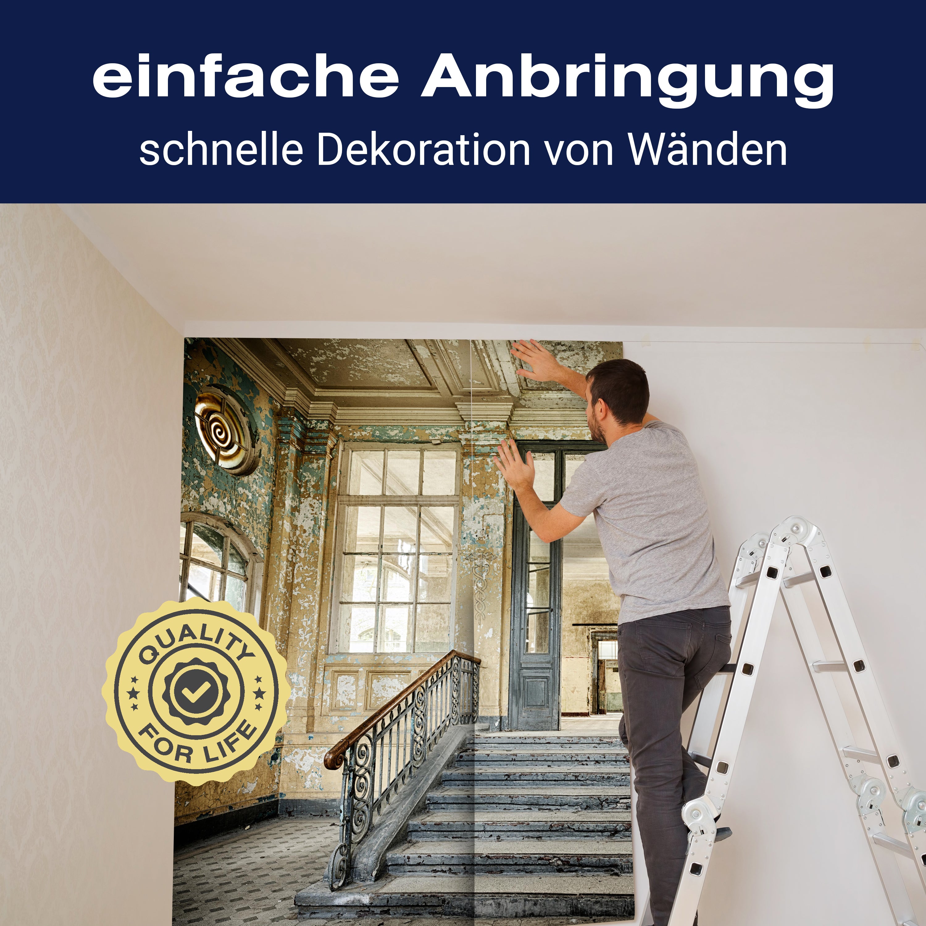 Fototapete Lost Place altes Haus M6494 - Bild 3 Fototapete Lost Place altes Haus M6494 - Bild 3