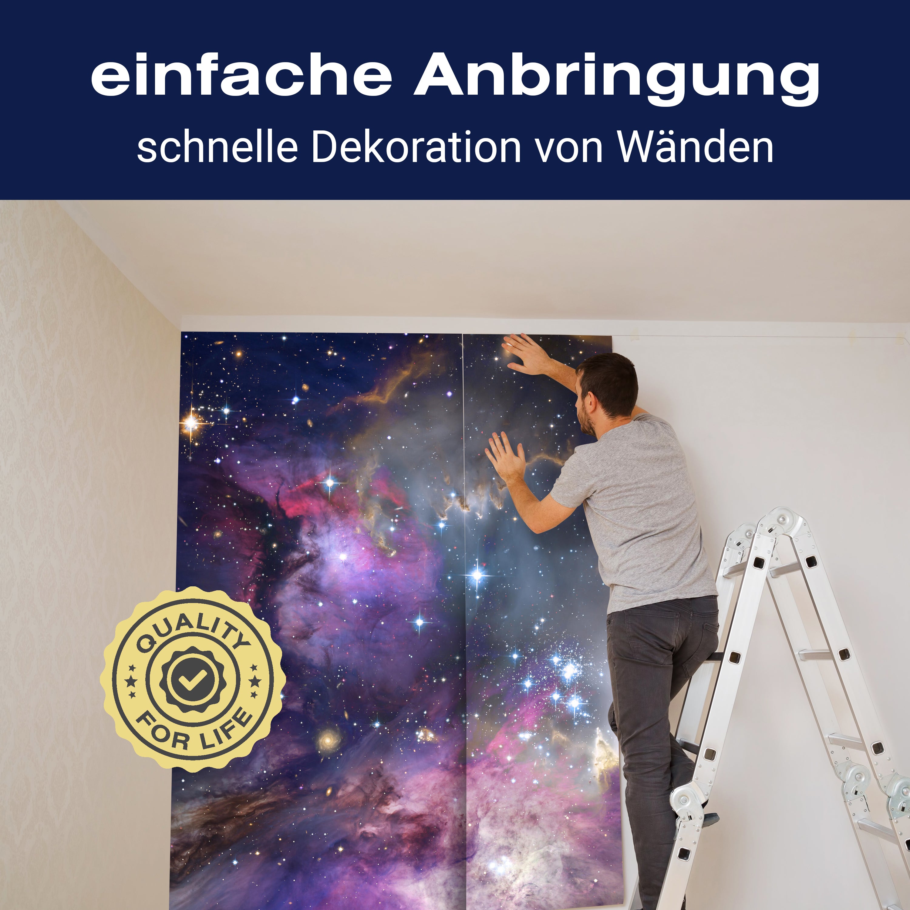 Fototapete Weltraum Weltall Galaxie M6503 - Bild 3 Fototapete Weltraum Weltall Galaxie M6503 - Bild 3