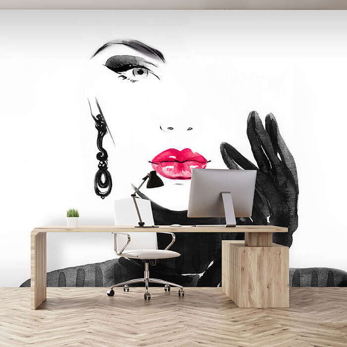 Fototapete Illustration Frau Mode M6506 - Bild 1 Fototapete Illustration Frau Mode M6506 - Bild 1