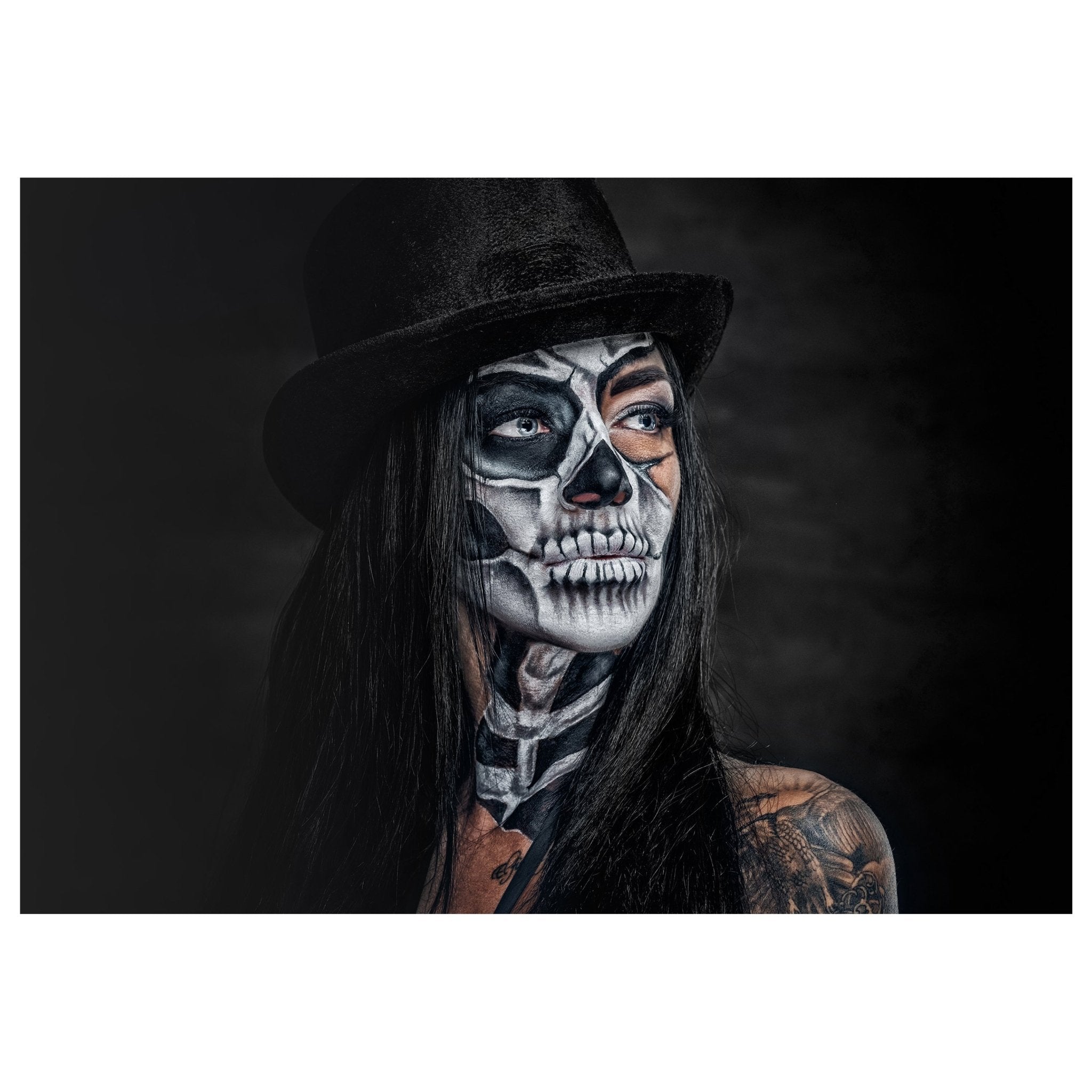 Fototapete Frau Portrait Totenkopf M6508 - Bild 2 Fototapete Frau Portrait Totenkopf M6508 - Bild 2