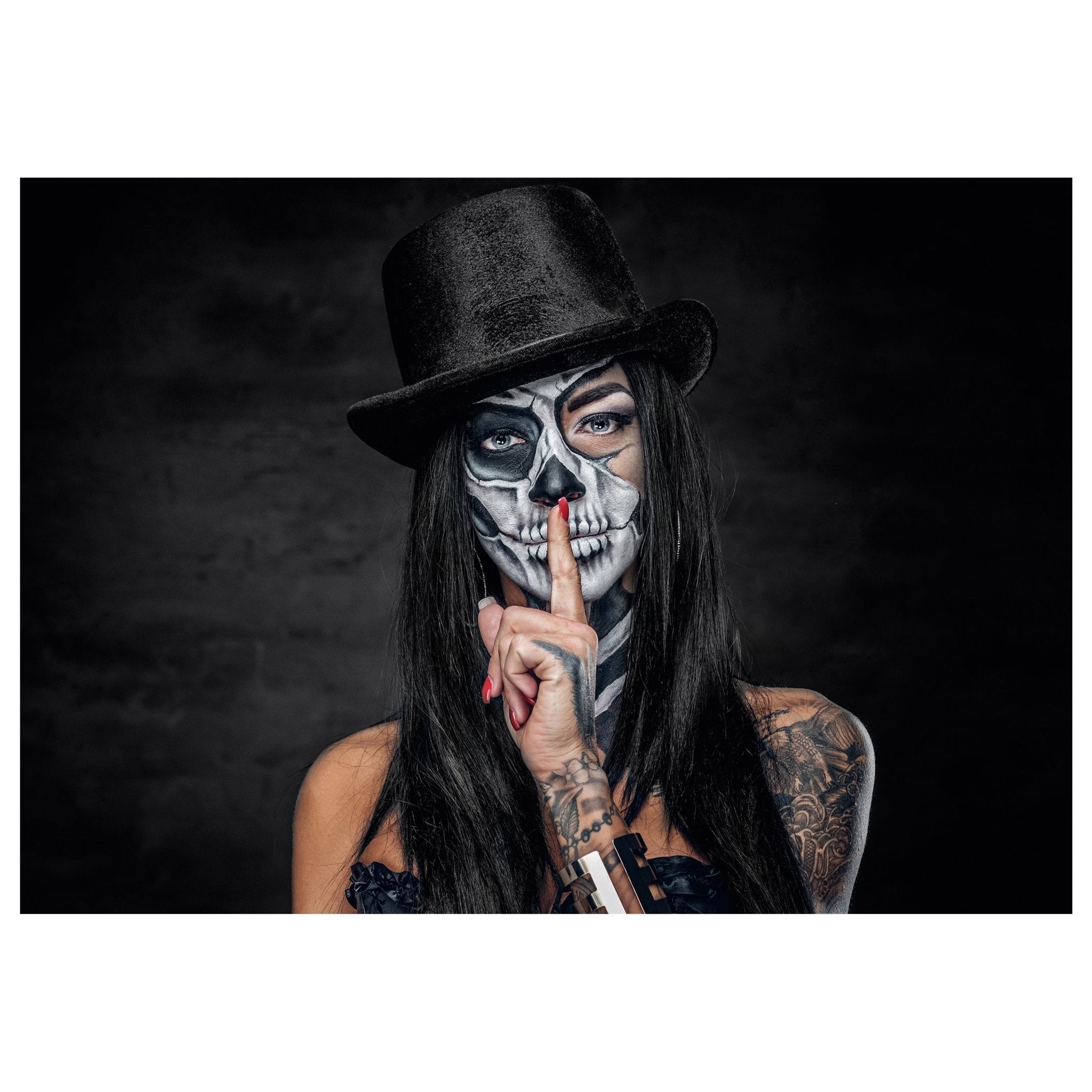 Fototapete Frau Gesicht Totenkopf M6509 - Bild 2 Fototapete Frau Gesicht Totenkopf M6509 - Bild 2