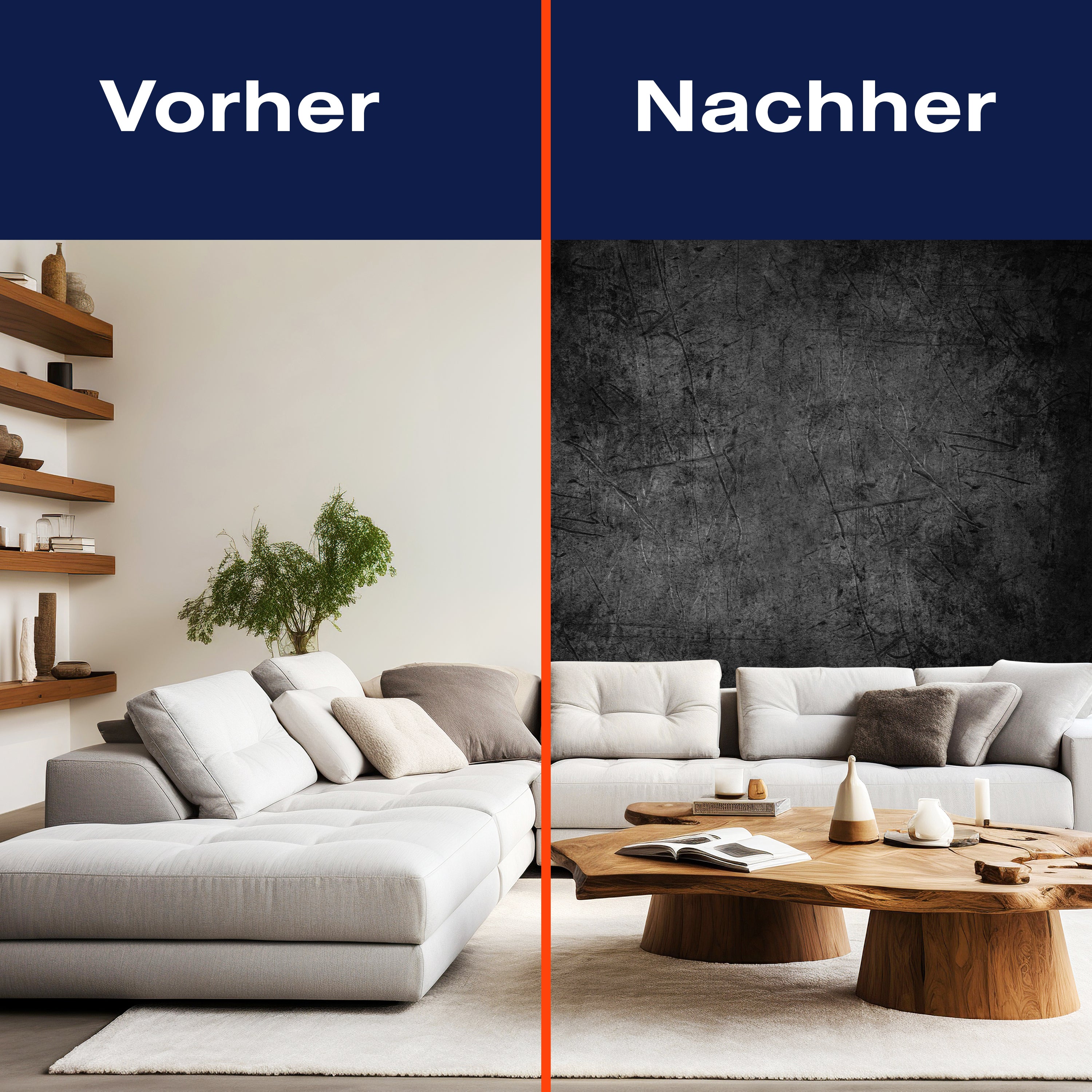 Fototapete Beton Optik schwarz M6557 - Bild 9 Fototapete Beton Optik schwarz M6557 - Bild 9