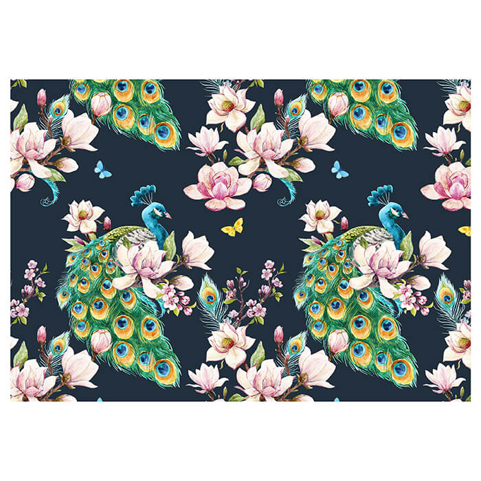 Fototapete Kunst Aquarell Pfau Muster M6581 - Bild 2 Fototapete Kunst Aquarell Pfau Muster M6581 - Bild 2