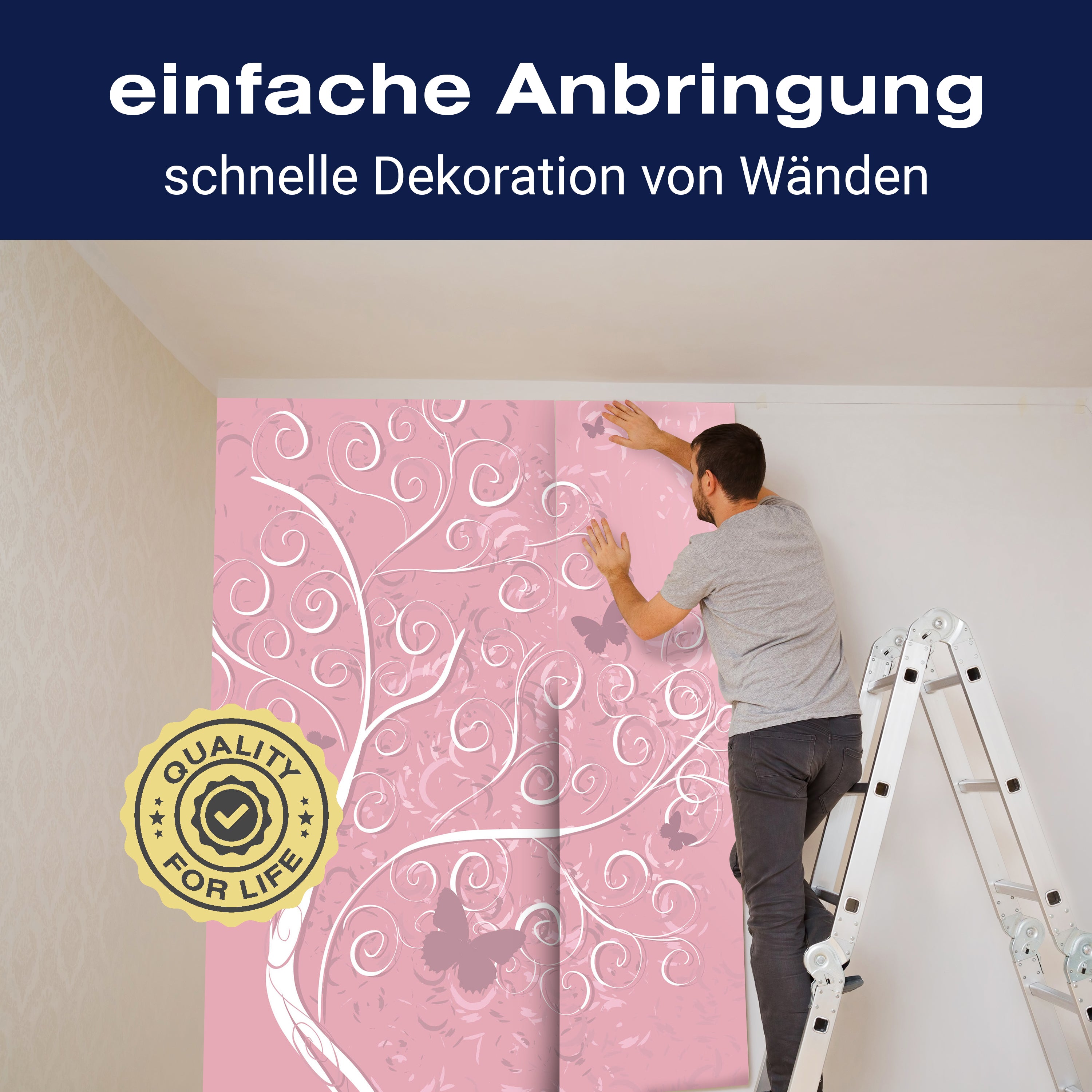 Fototapete Elfen Schmetterlinge rosa M6586 - Bild 3 Fototapete Elfen Schmetterlinge rosa M6586 - Bild 3