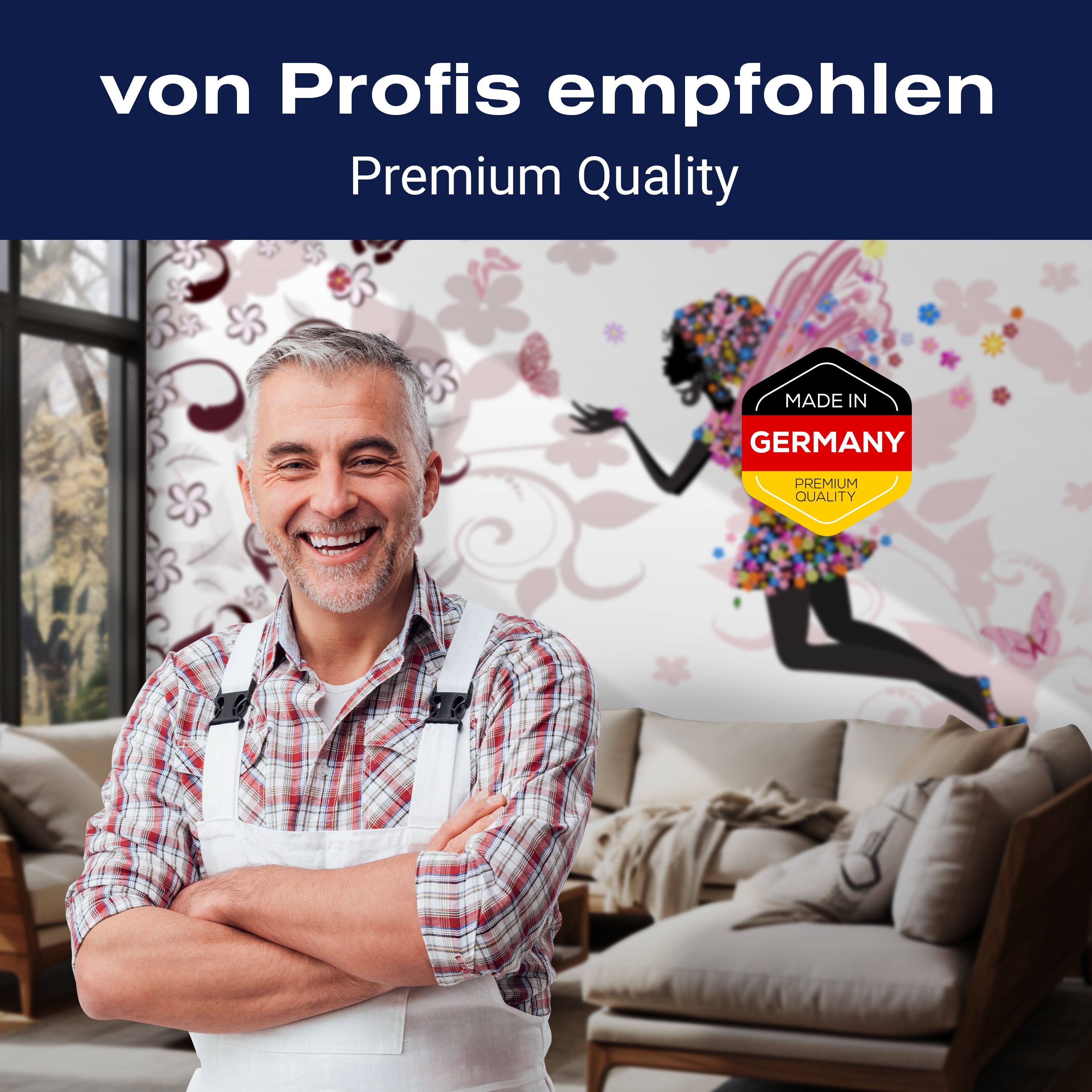 Fototapete Blumenfee Elfe Schmetterlinge M6592 - Bild 5 Fototapete Blumenfee Elfe Schmetterlinge M6592 - Bild 5