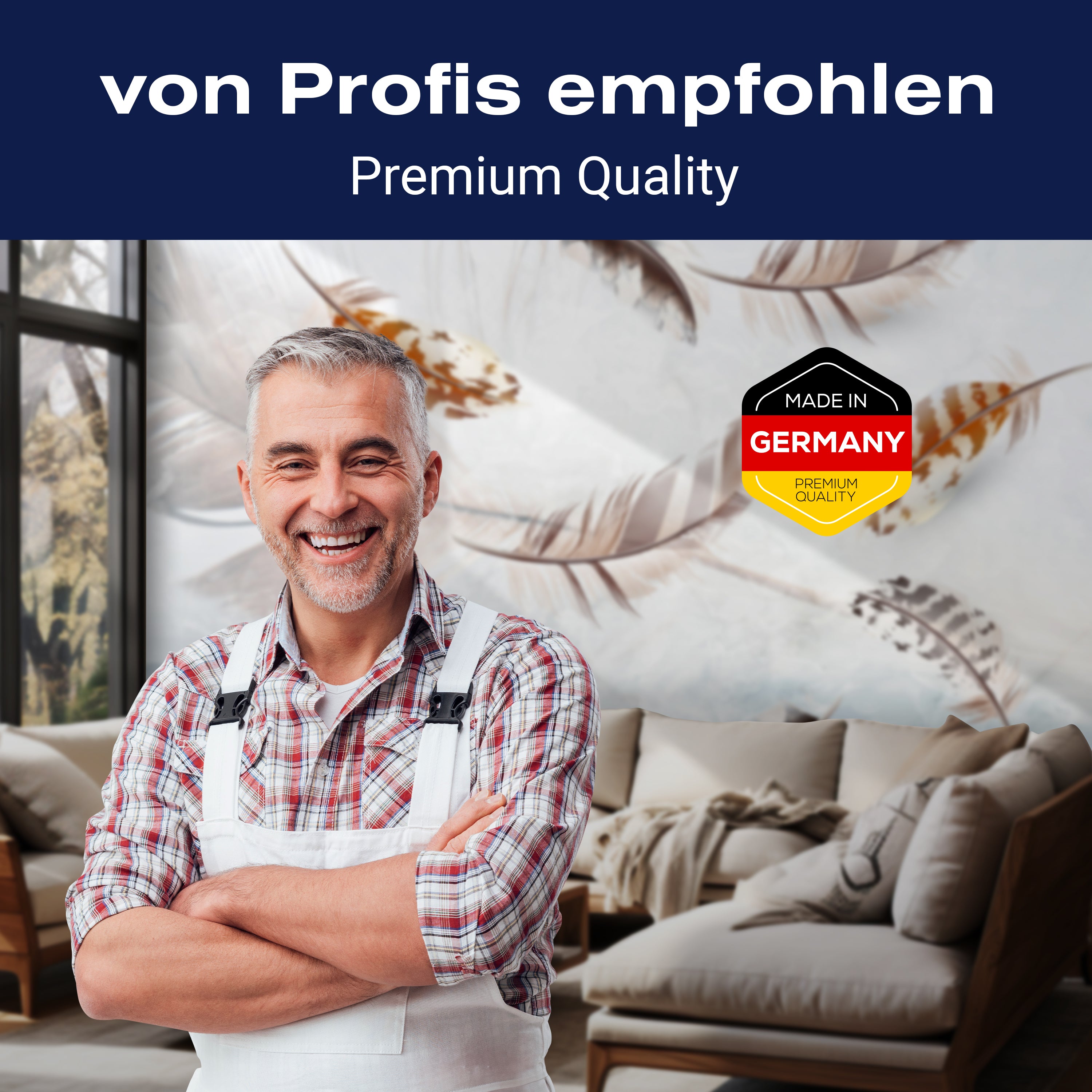 Fototapete Federn braun hellbraun M6631 - Bild 5 Fototapete Federn braun hellbraun M6631 - Bild 5