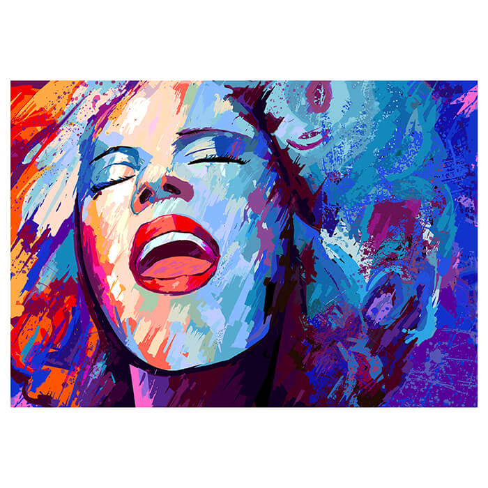 Fototapete Frau Gemälde Kunst M6680 - Bild 2 Fototapete Frau Gemälde Kunst M6680 - Bild 2