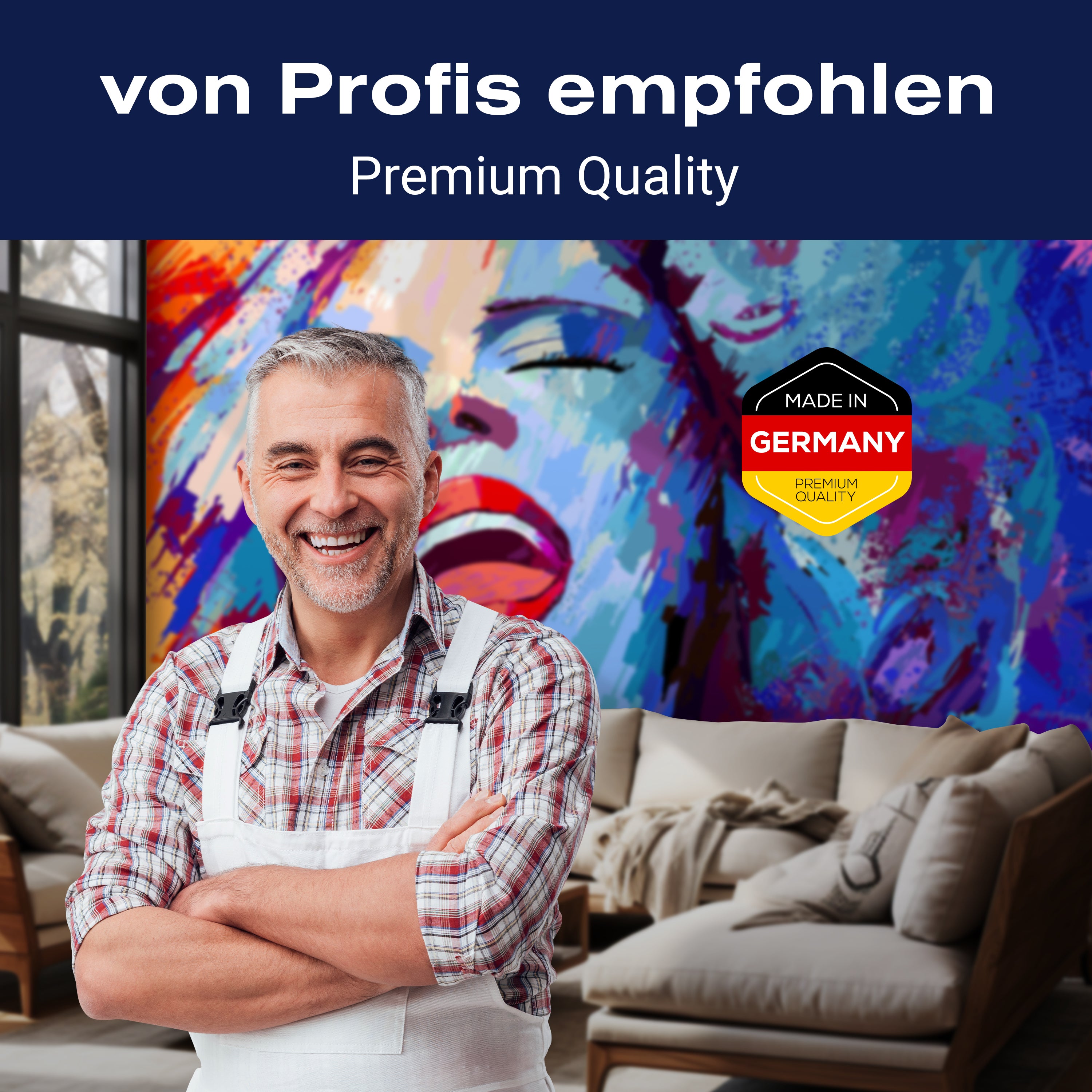 Fototapete Frau Gemälde Kunst M6680 - Bild 5 Fototapete Frau Gemälde Kunst M6680 - Bild 5