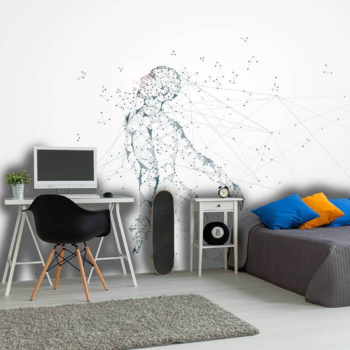 Fototapete Mensch geometrisch Dreiecke M6681 - Bild 1 Fototapete Mensch geometrisch Dreiecke M6681 - Bild 1