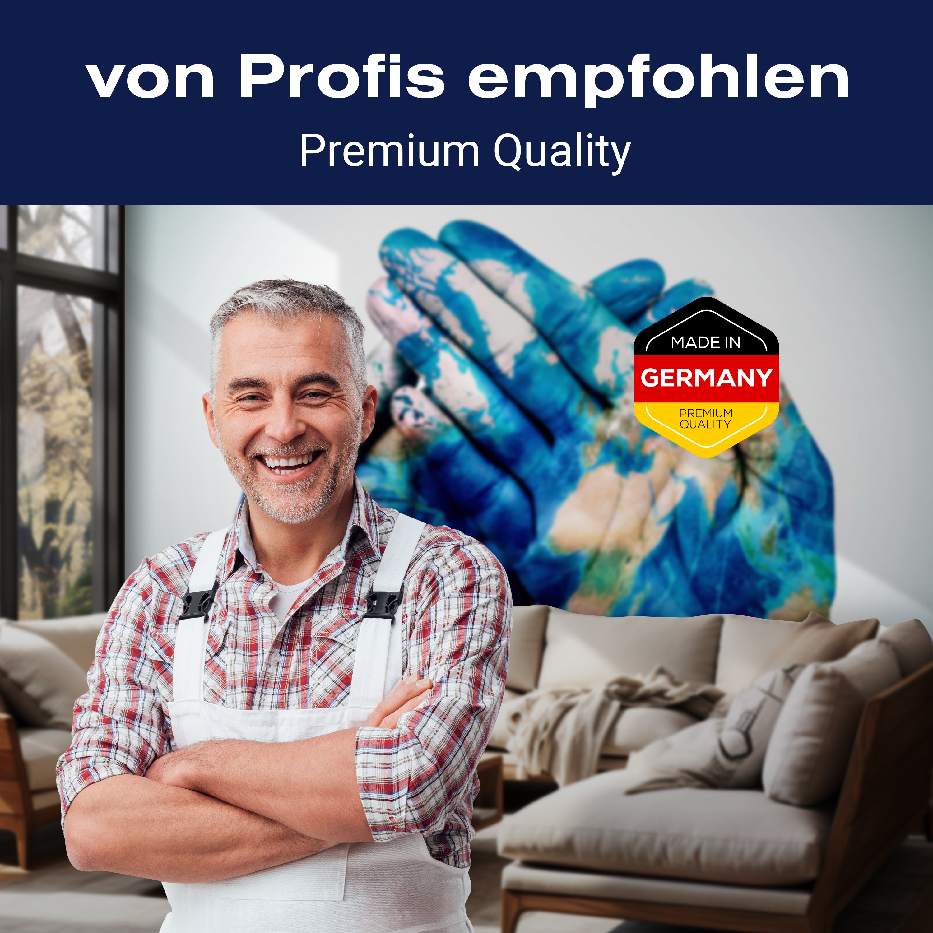 Fototapete Hände Erde Weltkarte M6687 - Bild 5 Fototapete Hände Erde Weltkarte M6687 - Bild 5