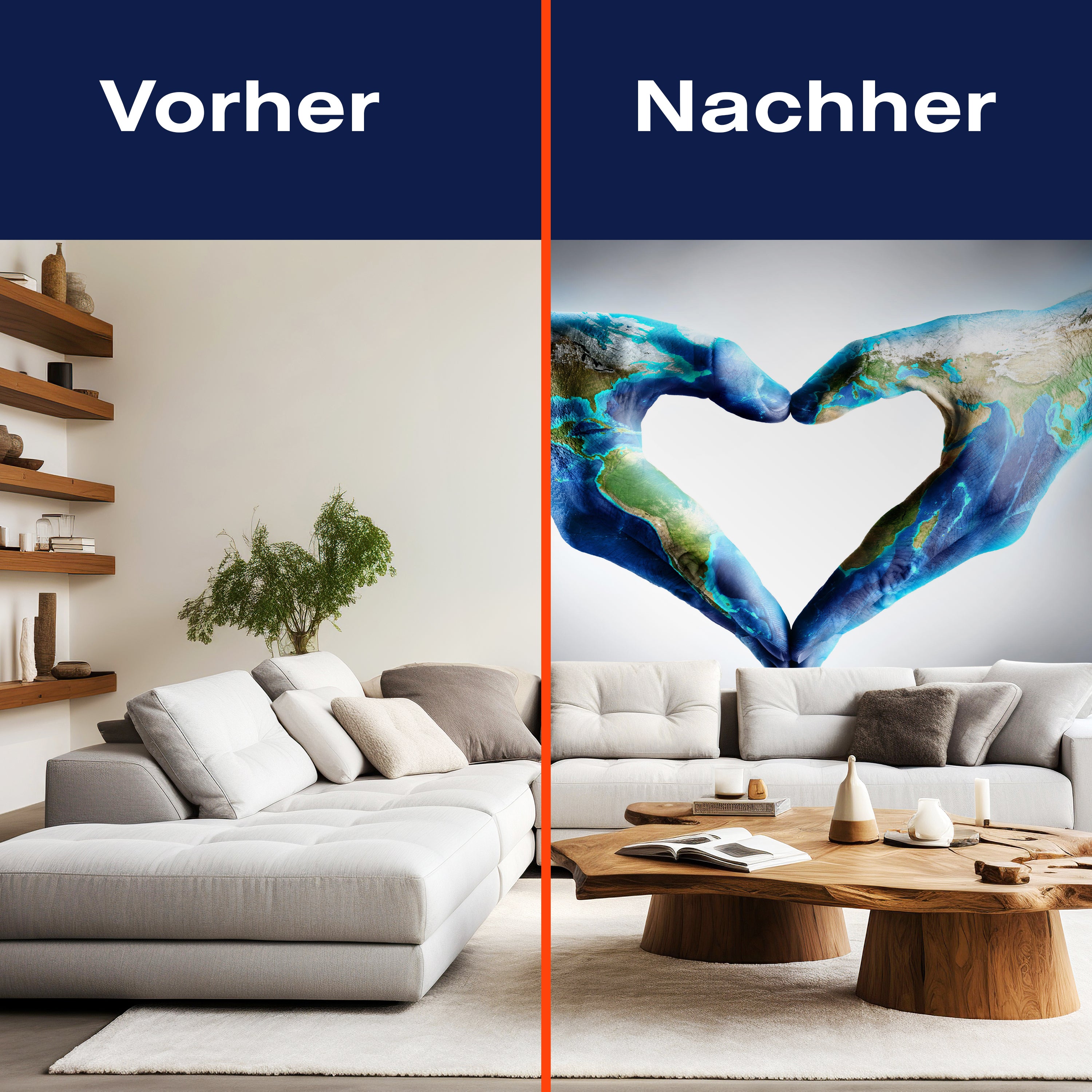 Fototapete Hände Weltkarte Herz M6688 - Bild 9 Fototapete Hände Weltkarte Herz M6688 - Bild 9