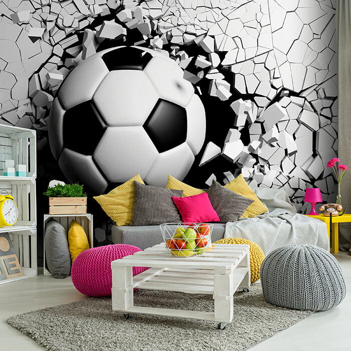Fototapete Ball Wanddurchbruch 3D Optik M6699 - Bild 1 Fototapete Ball Wanddurchbruch 3D Optik M6699 - Bild 1