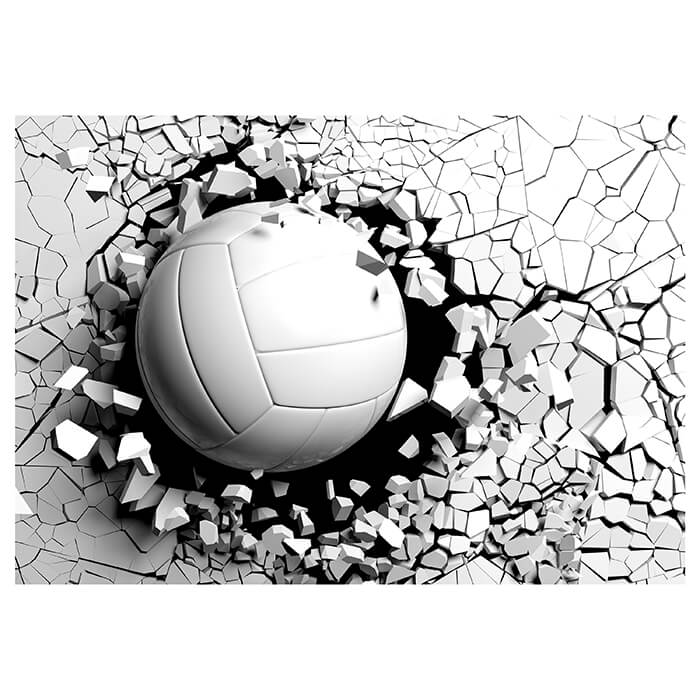 Fototapete 3D Optik Ball Wanddurchbruch M6700 - Bild 2 Fototapete 3D Optik Ball Wanddurchbruch M6700 - Bild 2