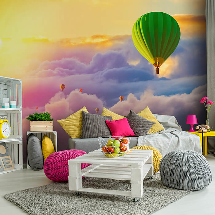 Fototapete Heißluftballon Sonne Himmel M6713 - Bild 1 Fototapete Heißluftballon Sonne Himmel M6713 - Bild 1