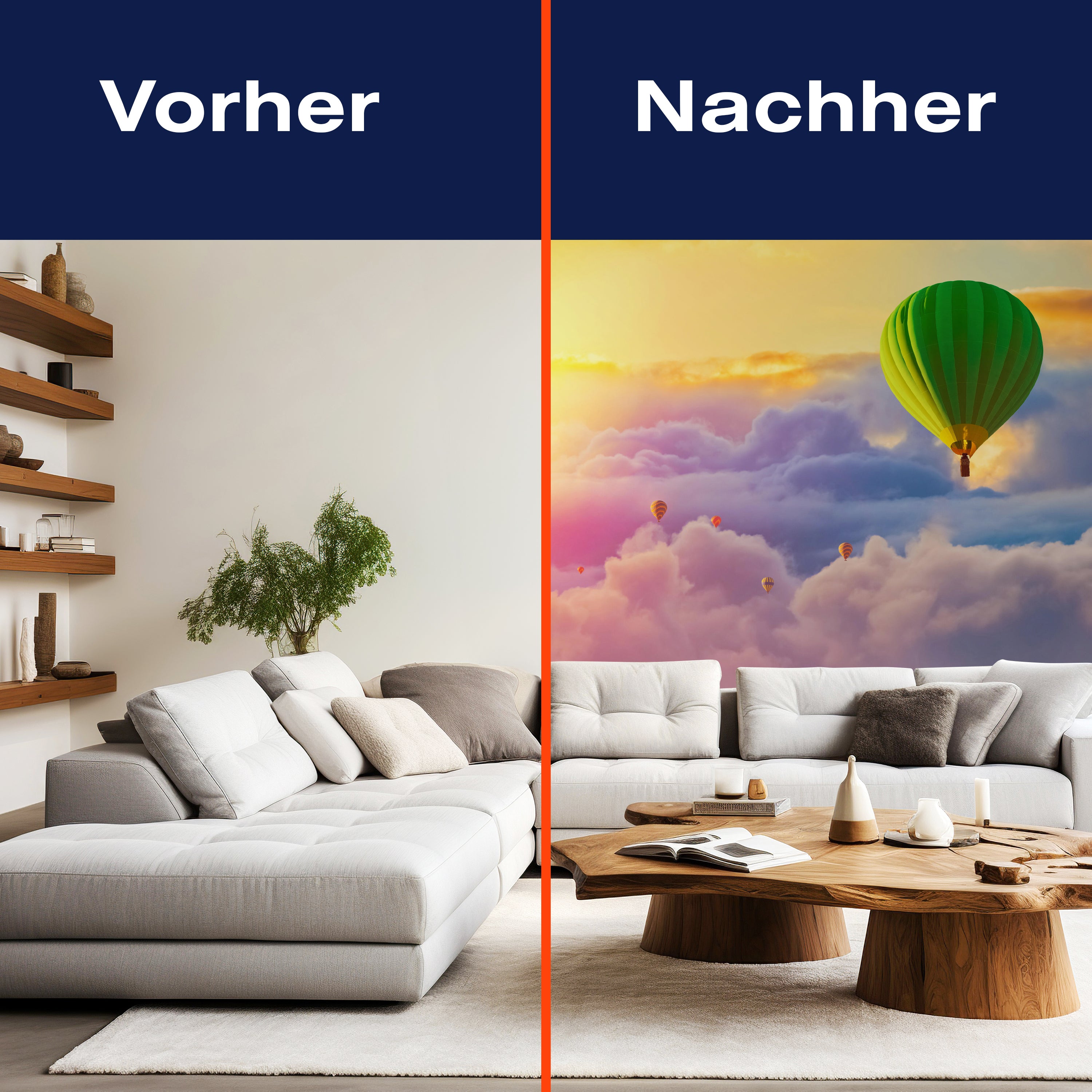 Fototapete Heißluftballon Sonne Himmel M6713 - Bild 9 Fototapete Heißluftballon Sonne Himmel M6713 - Bild 9