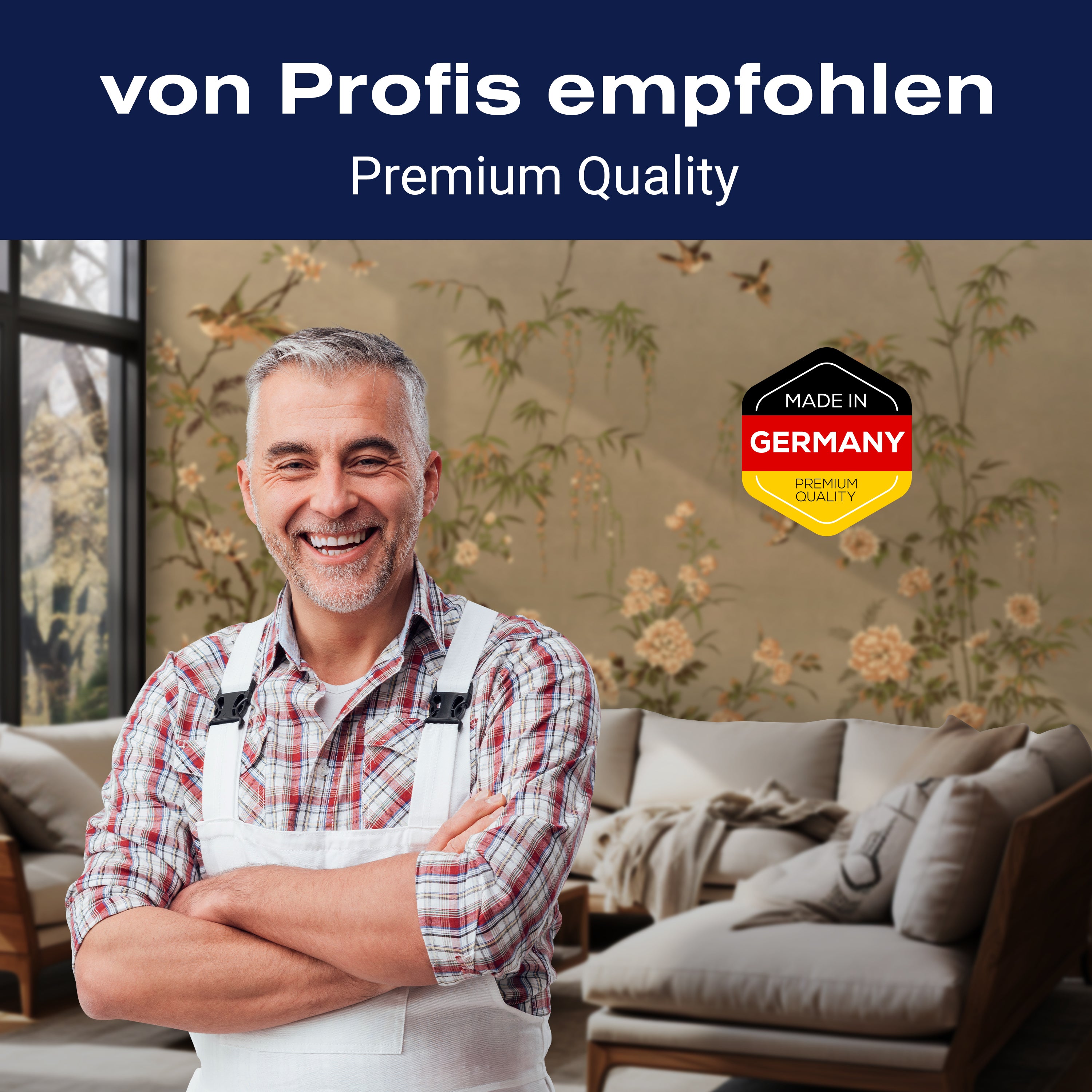 Fototapete Bambus Vögel Vintage M6723 - Bild 5 Fototapete Bambus Vögel Vintage M6723 - Bild 5