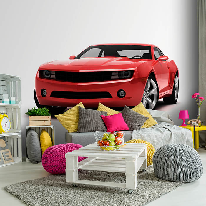 Fototapete Auto rot schwarz M6725 - Bild 1 Fototapete Auto rot schwarz M6725 - Bild 1