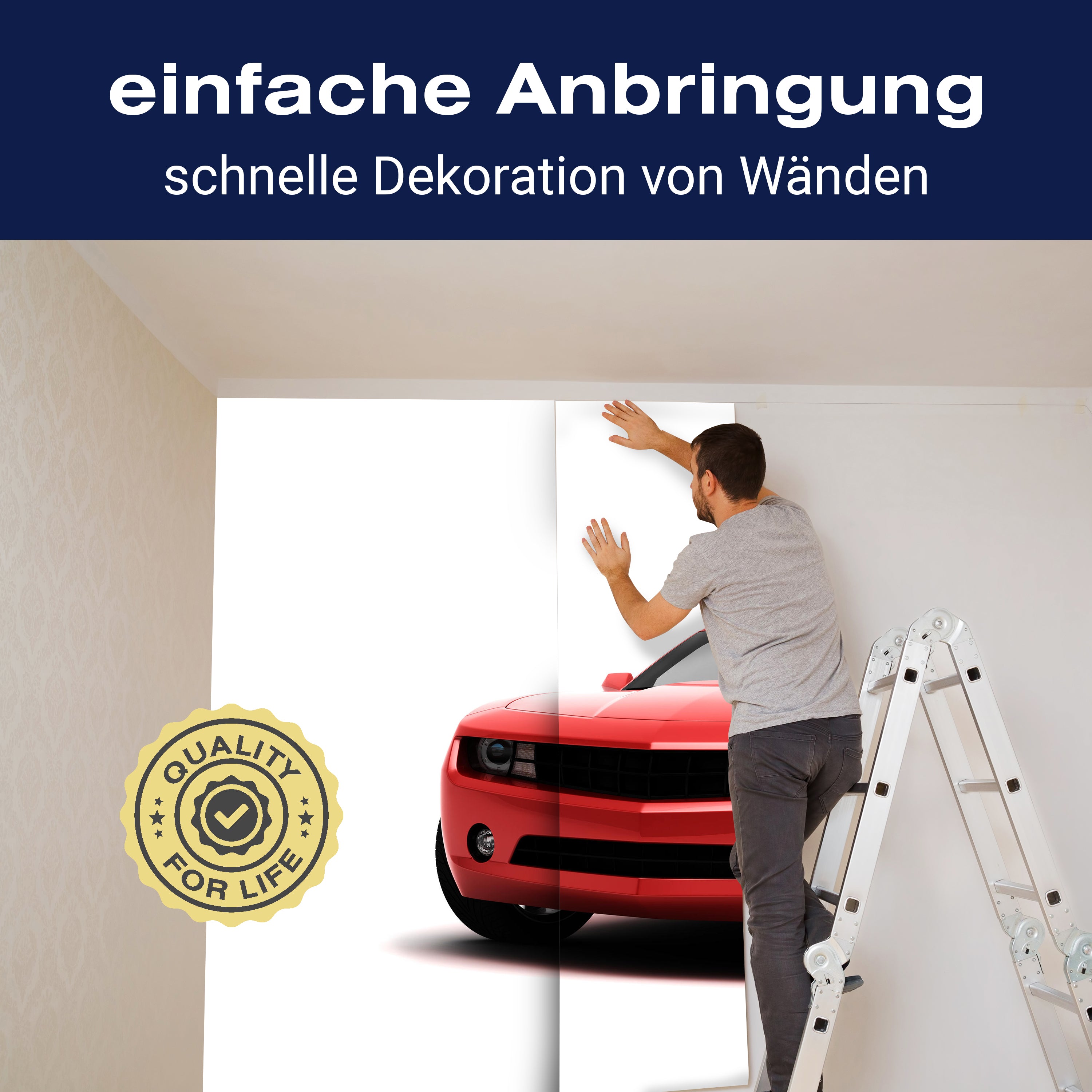 Fototapete Auto rot schwarz M6725 - Bild 3 Fototapete Auto rot schwarz M6725 - Bild 3