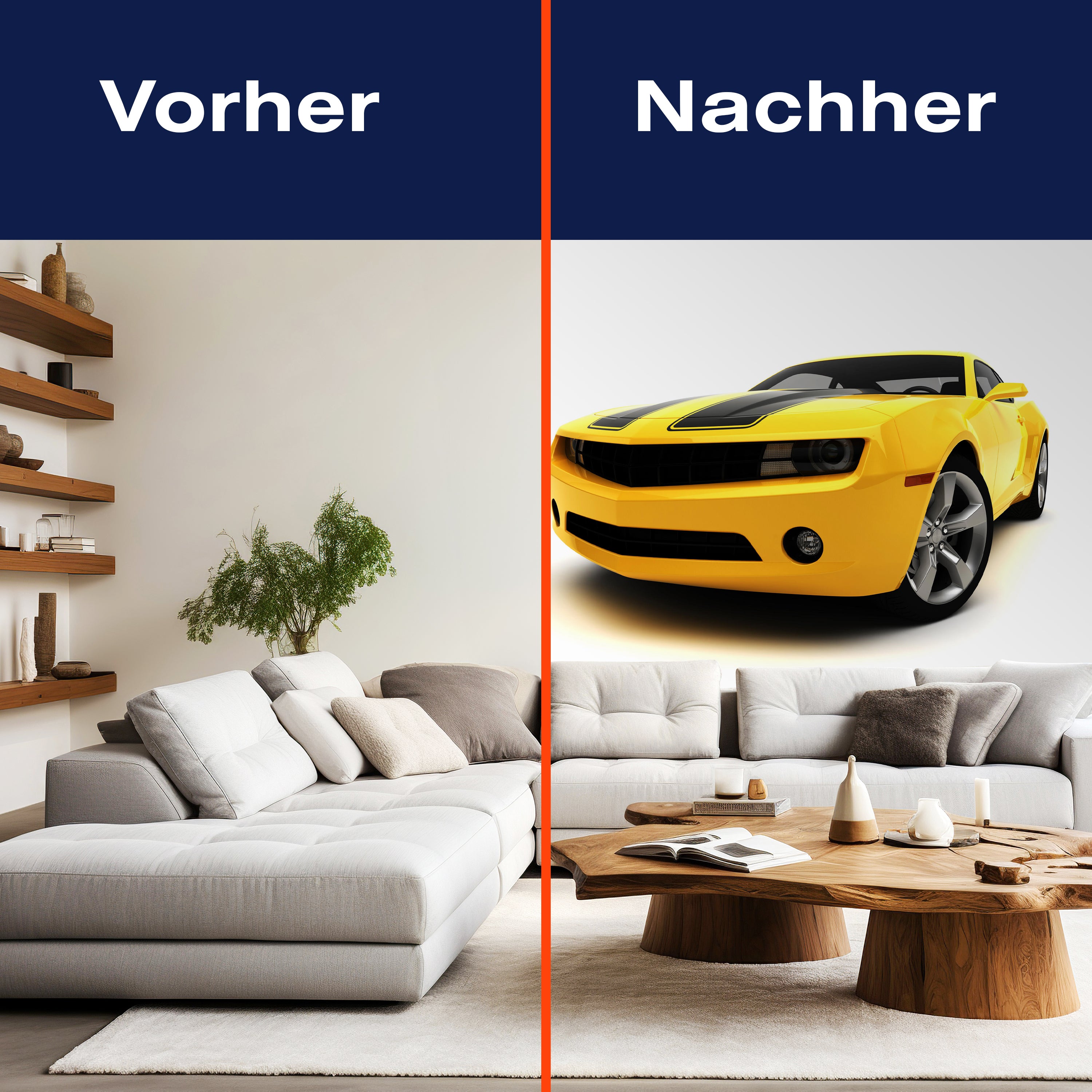 Fototapete Auto gelb schwarz M6726 - Bild 9 Fototapete Auto gelb schwarz M6726 - Bild 9