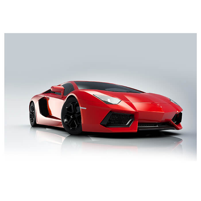 Fototapete roter Sportwagen Auto M6734 - Bild 2 Fototapete roter Sportwagen Auto M6734 - Bild 2