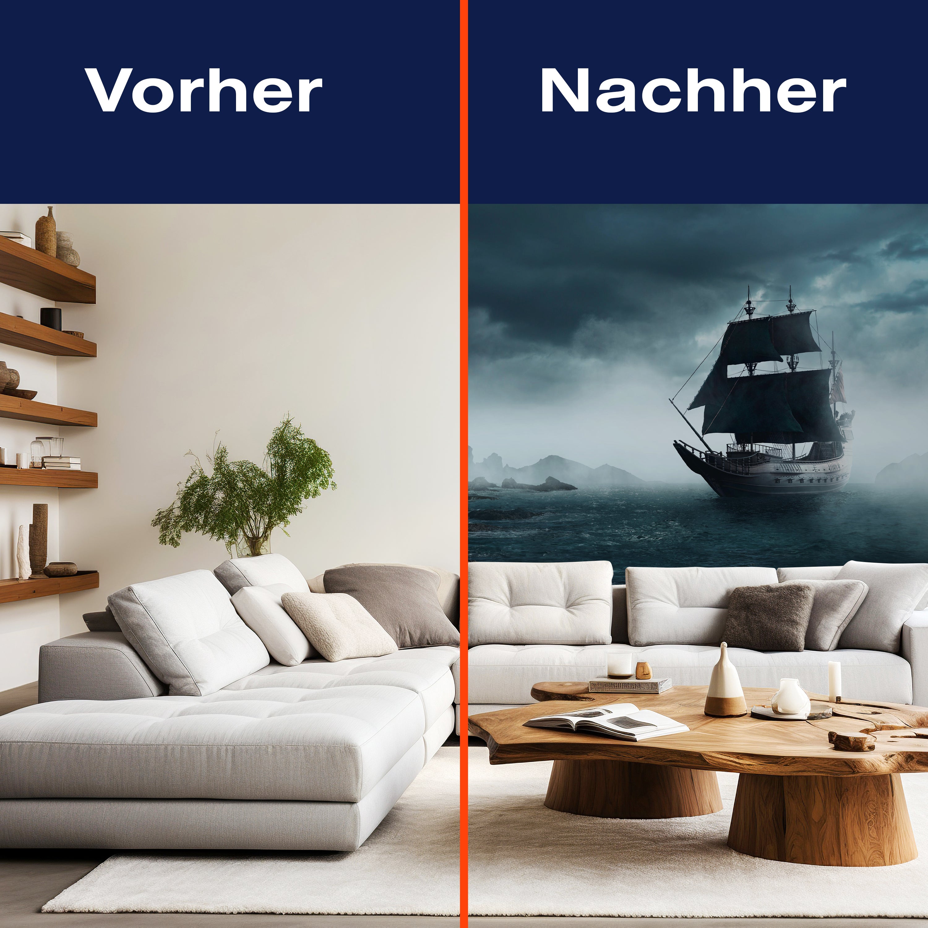 Fototapete Segelschiff Meer Himmel M6740 - Bild 9 Fototapete Segelschiff Meer Himmel M6740 - Bild 9