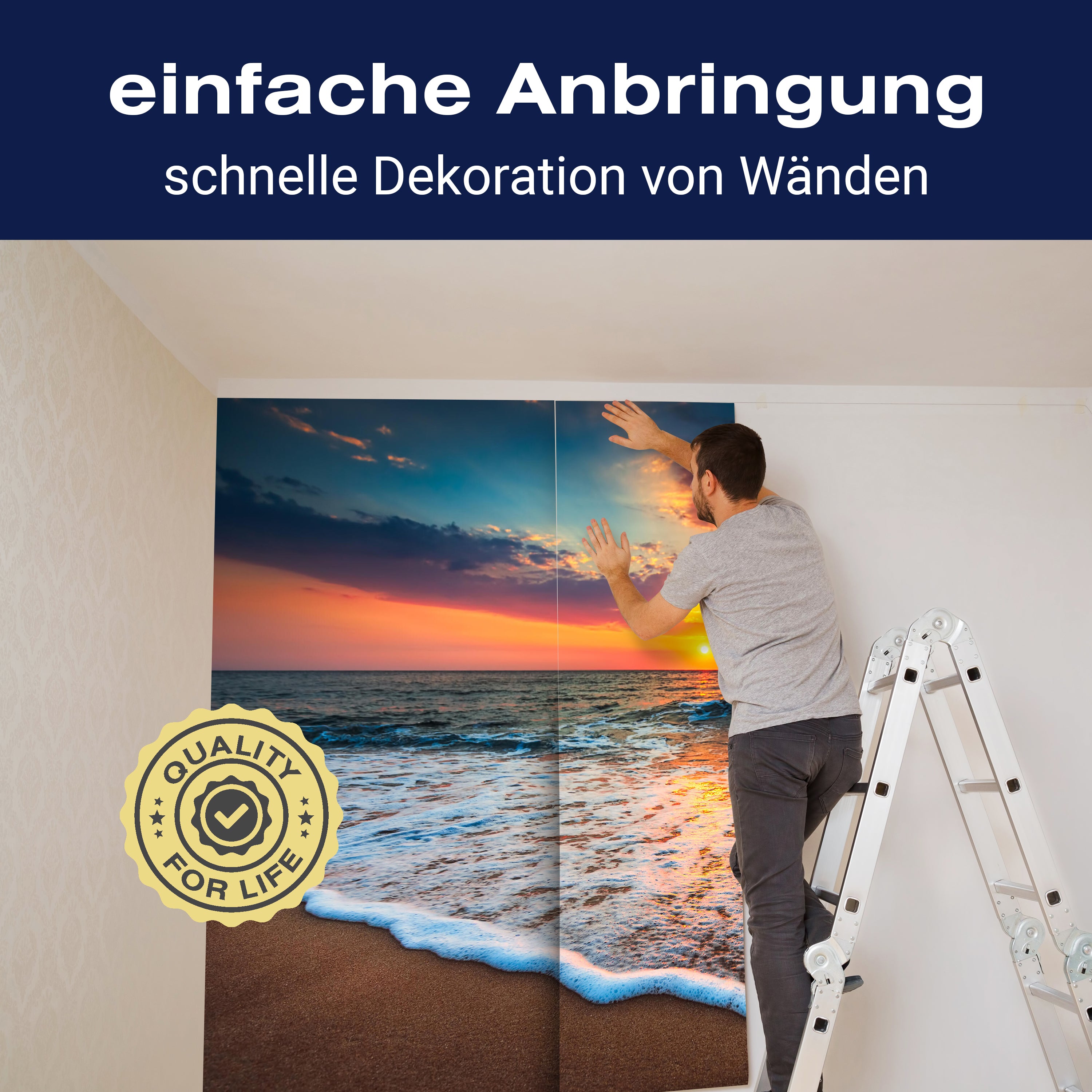 Fototapete Meer Strand Sonnenuntergang M6744 - Bild 3 Fototapete Meer Strand Sonnenuntergang M6744 - Bild 3