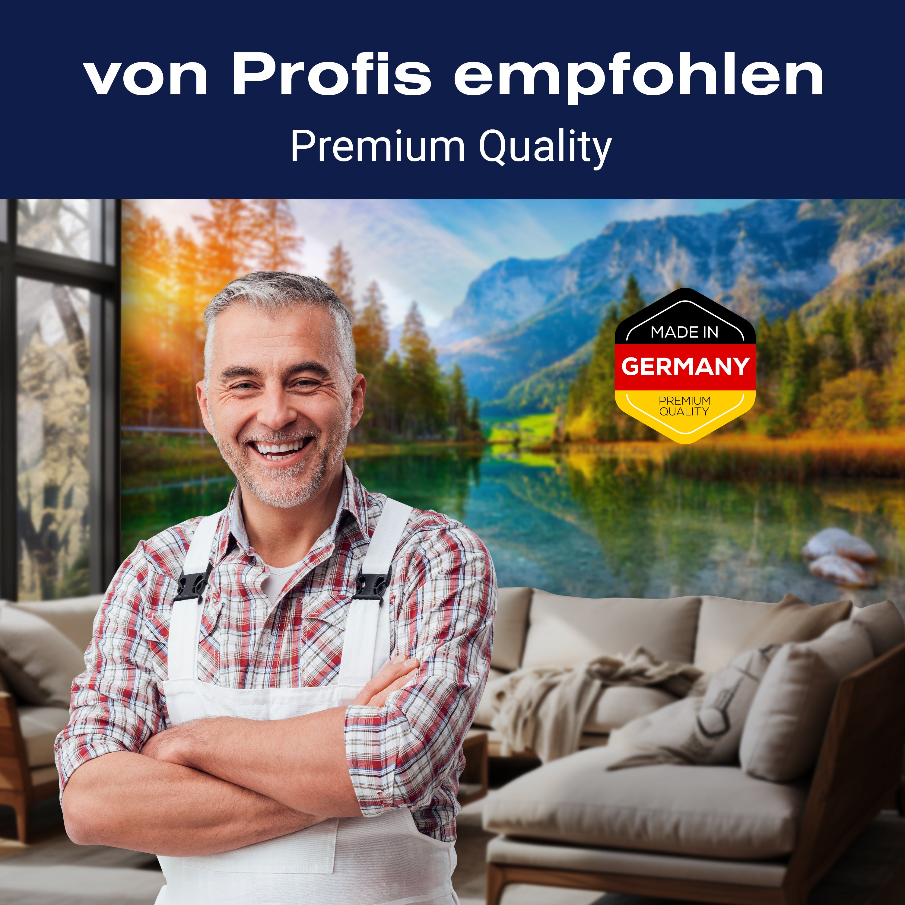 Fototapete Bergsee Alpen Wald M6746 - Bild 5 Fototapete Bergsee Alpen Wald M6746 - Bild 5