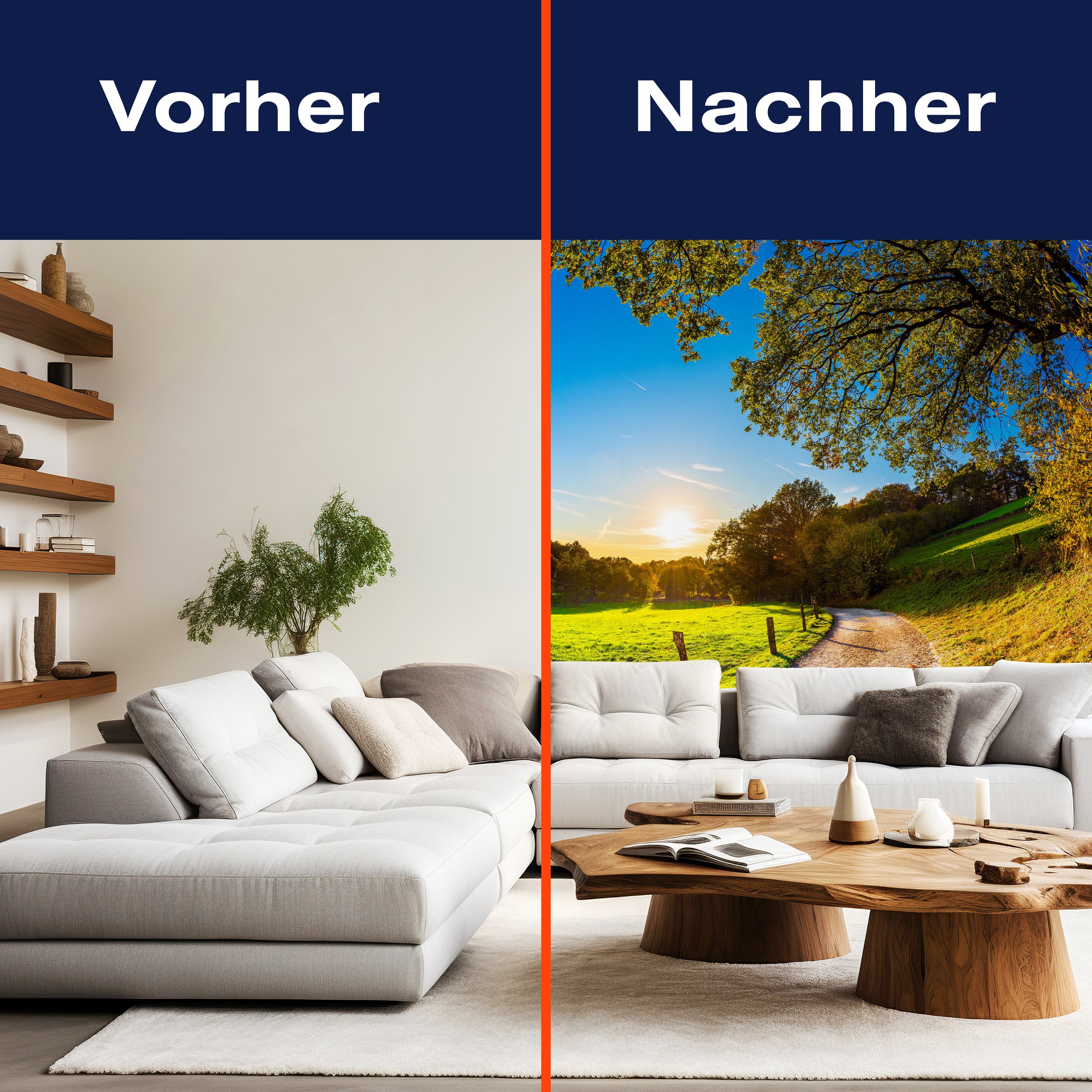 Fototapete Weg Feld Wiese M6747 - Bild 9 Fototapete Weg Feld Wiese M6747 - Bild 9