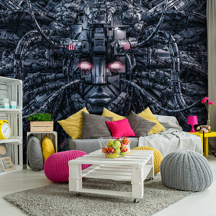 Fototapete Android Metall Science Fiction M6803 - Bild 1 Fototapete Android Metall Science Fiction M6803 - Bild 1