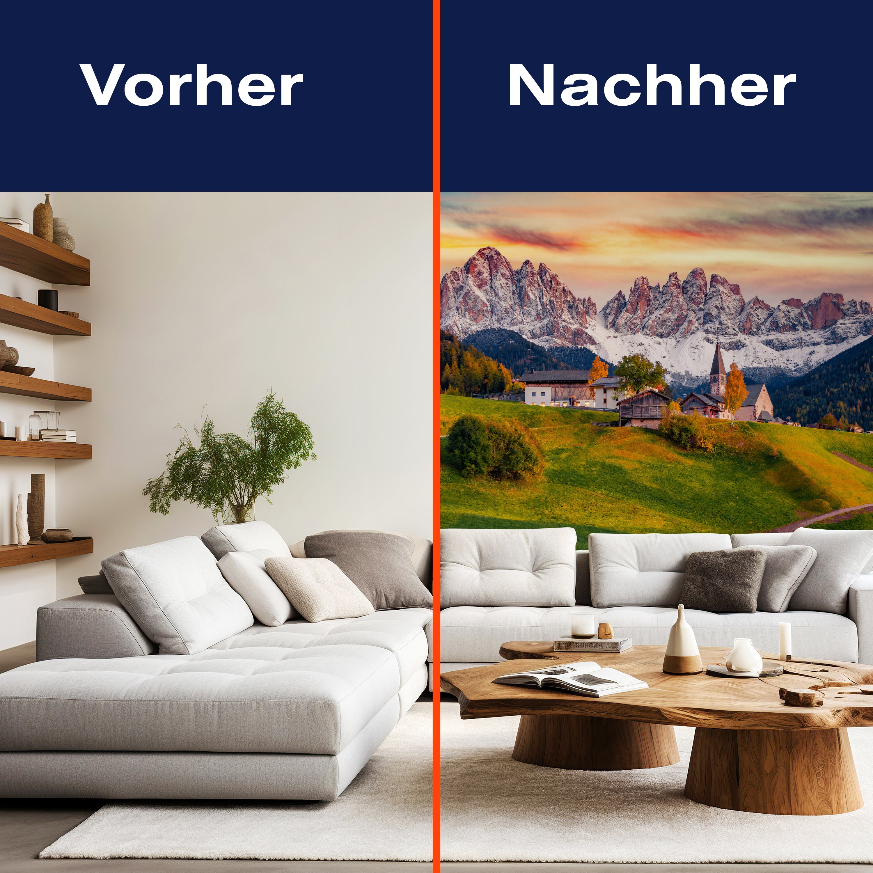 Fototapete Berge Wald Himmel M6815 - Bild 9 Fototapete Berge Wald Himmel M6815 - Bild 9