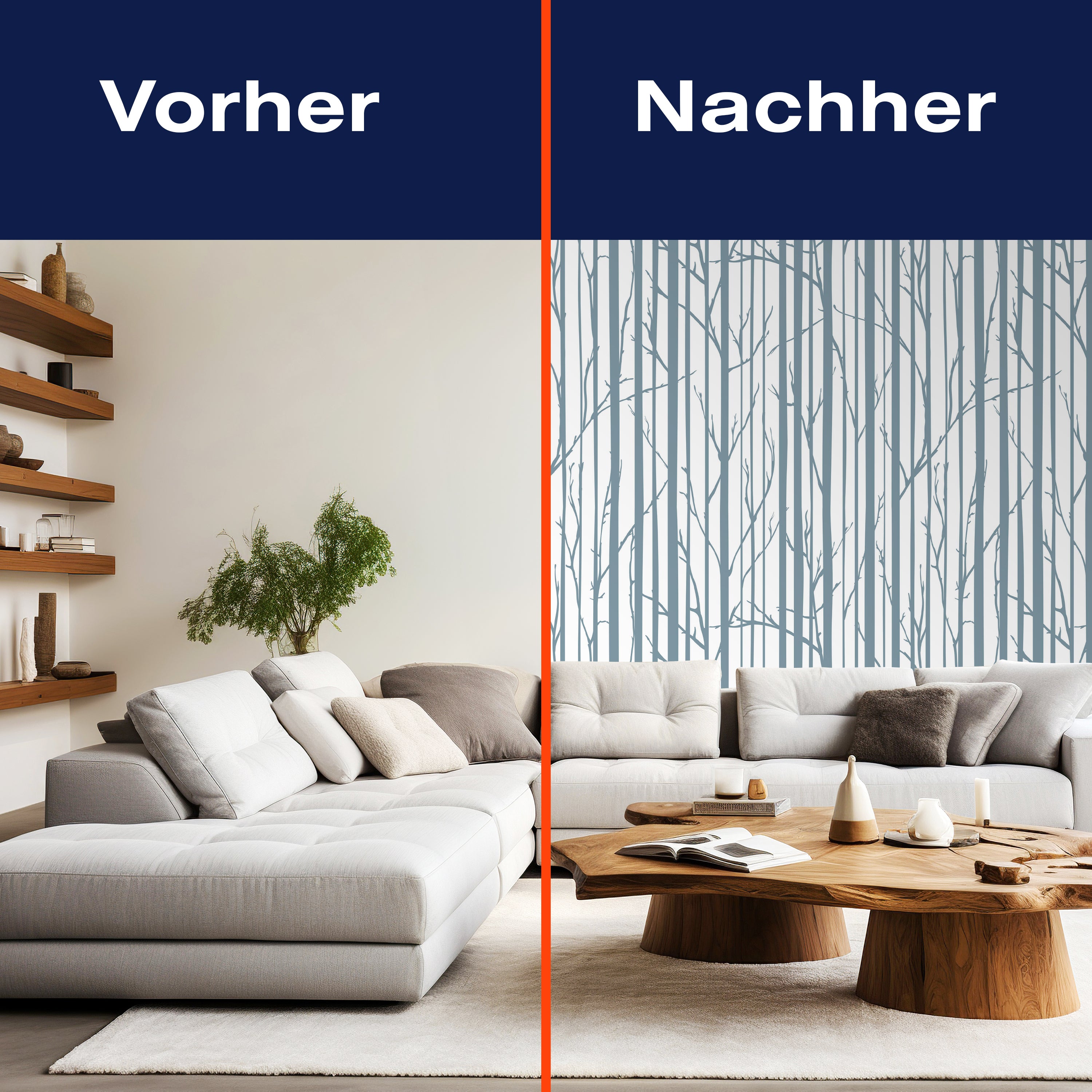 Fototapete Wald Bäume minimalistisch M6832 - Bild 9 Fototapete Wald Bäume minimalistisch M6832 - Bild 9