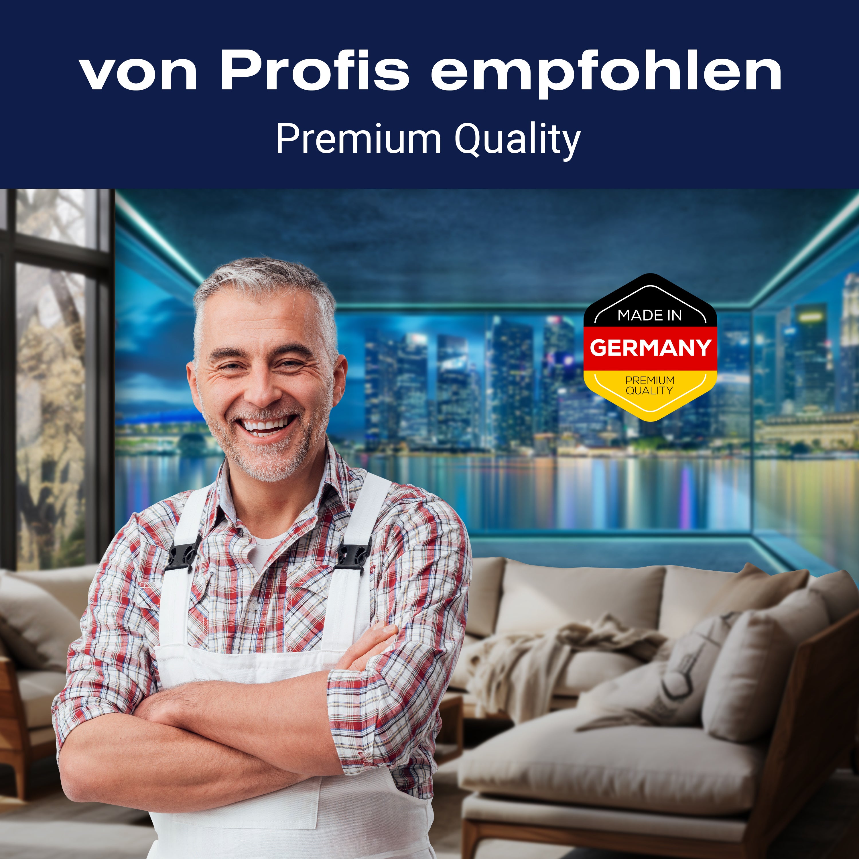 Fototapete Ausblick Fenster Stadt Nacht Skyline M6840 - Bild 5 Fototapete Ausblick Fenster Stadt Nacht Skyline M6840 - Bild 5