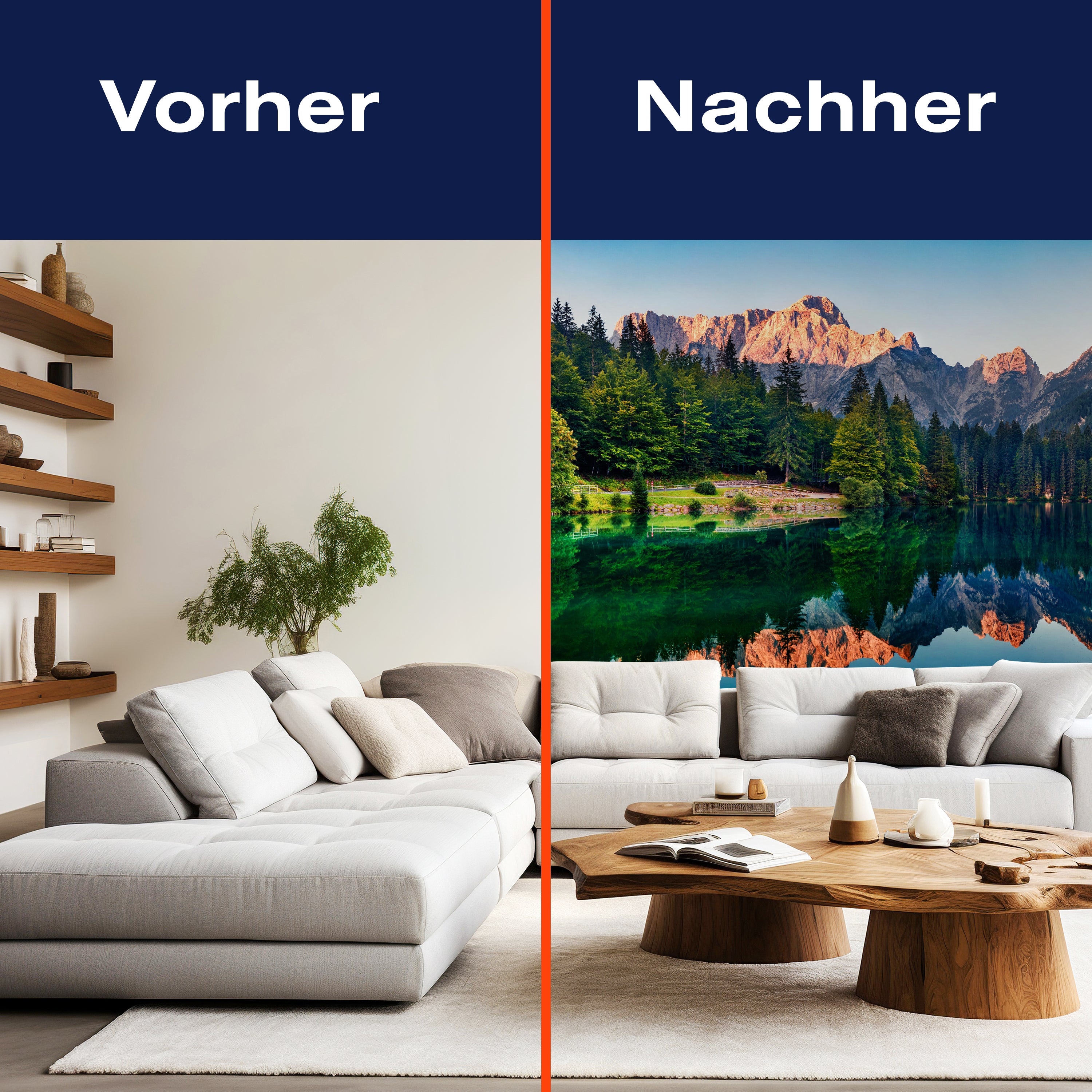 Fototapete Berge See Landschaft Wald M6842 - Bild 9 Fototapete Berge See Landschaft Wald M6842 - Bild 9