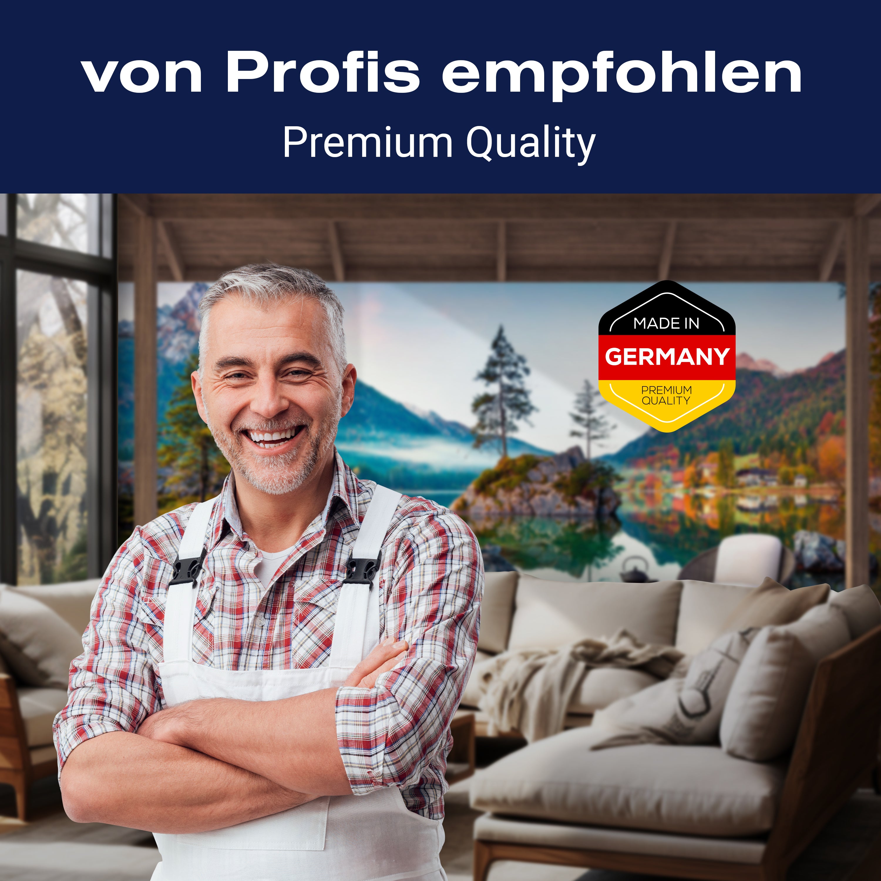 Fototapete Ausblick Terrasse Landschaft See M6843 - Bild 5 Fototapete Ausblick Terrasse Landschaft See M6843 - Bild 5