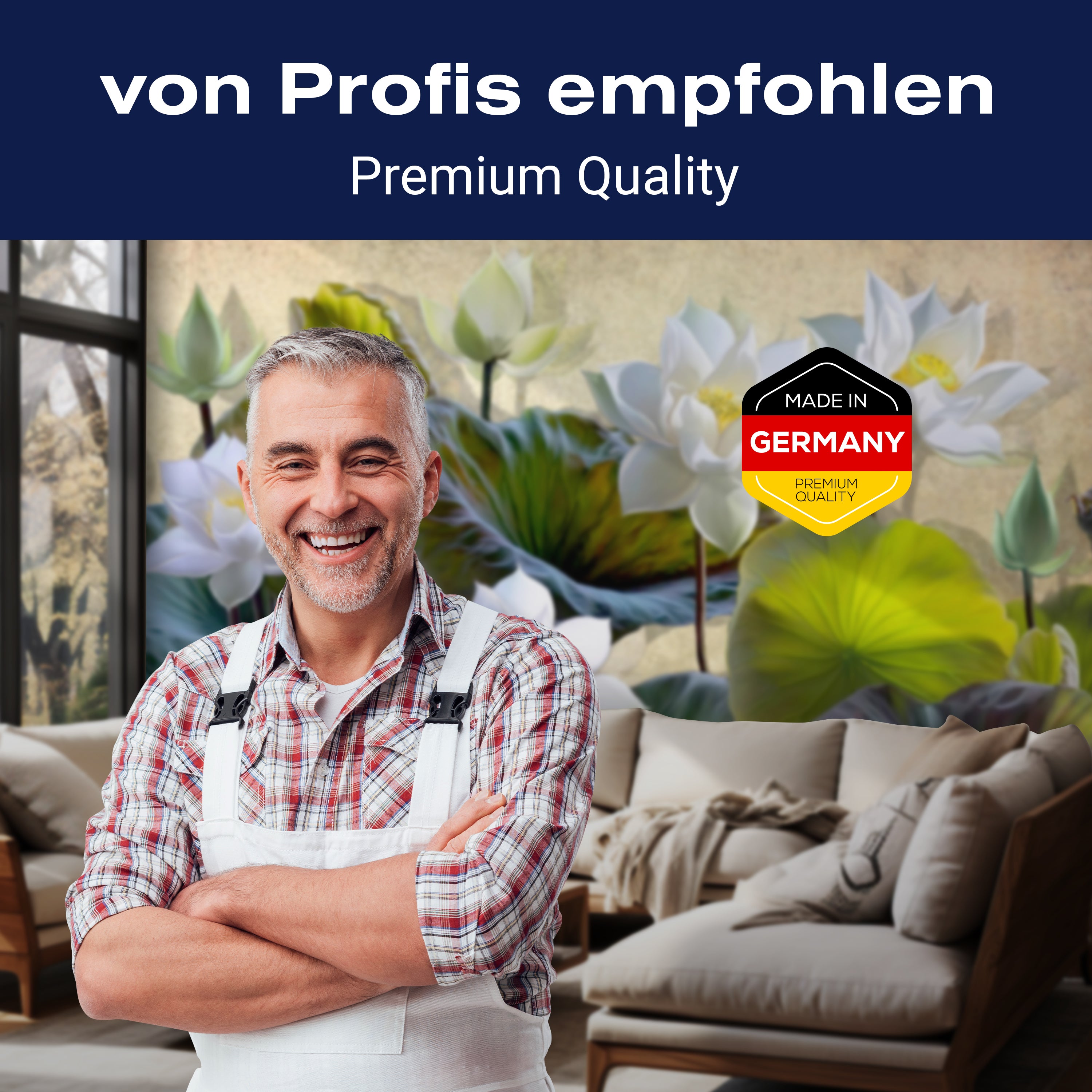 Fototapete Malerei Blüten Natur Blätter M6851 - Bild 5 Fototapete Malerei Blüten Natur Blätter M6851 - Bild 5