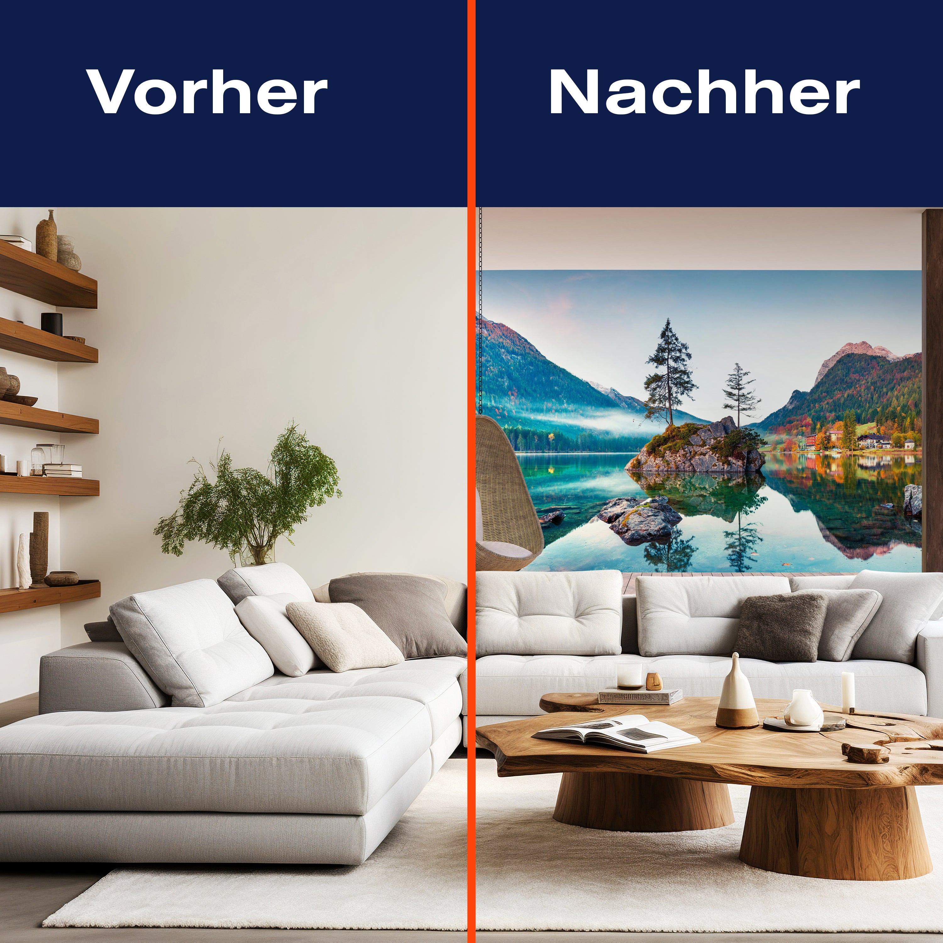 Fototapete Ausblick Berge Wald Himmel See M6855 - Bild 9 Fototapete Ausblick Berge Wald Himmel See M6855 - Bild 9