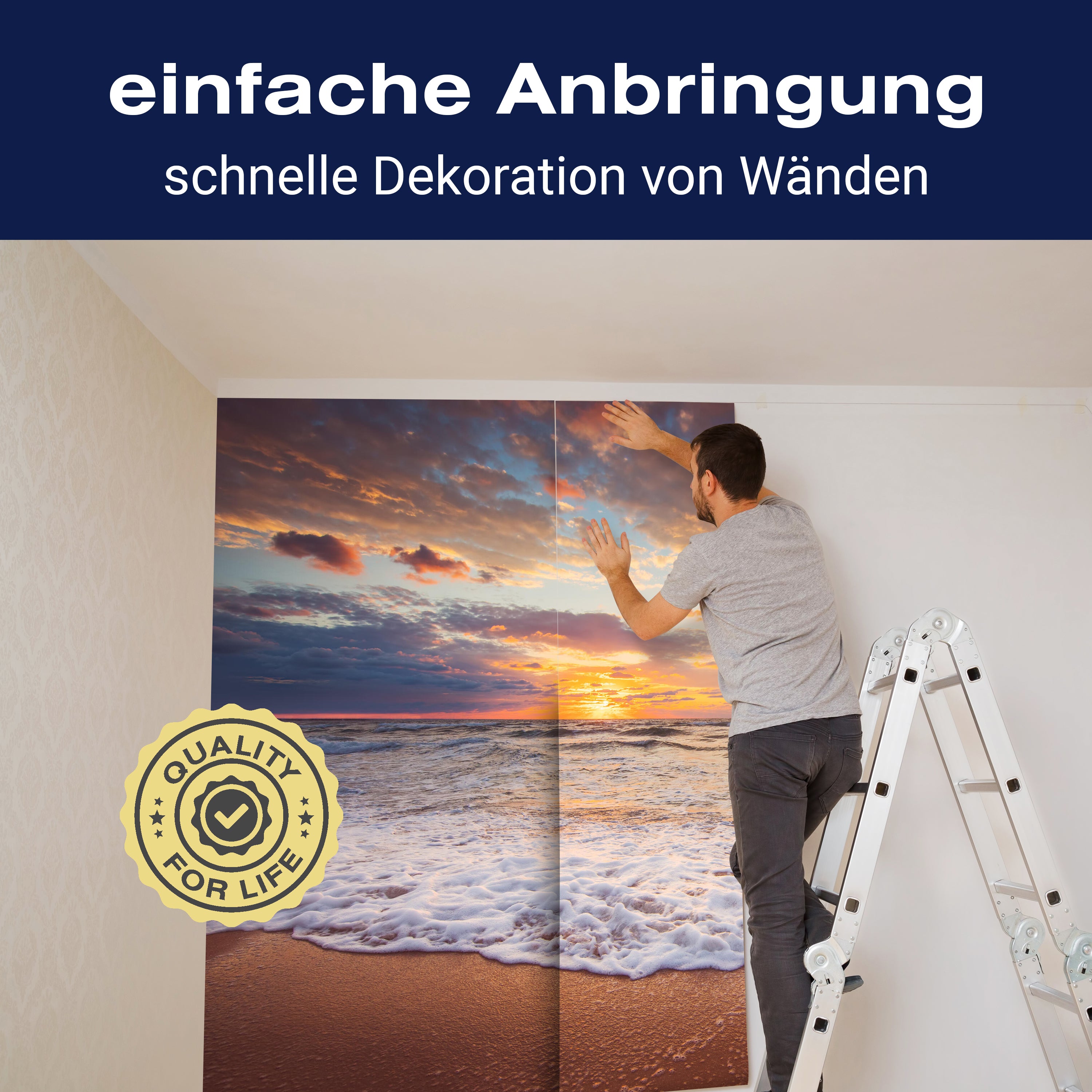 Fototapete Strand Meer Wellen M6859 - Bild 3 Fototapete Strand Meer Wellen M6859 - Bild 3