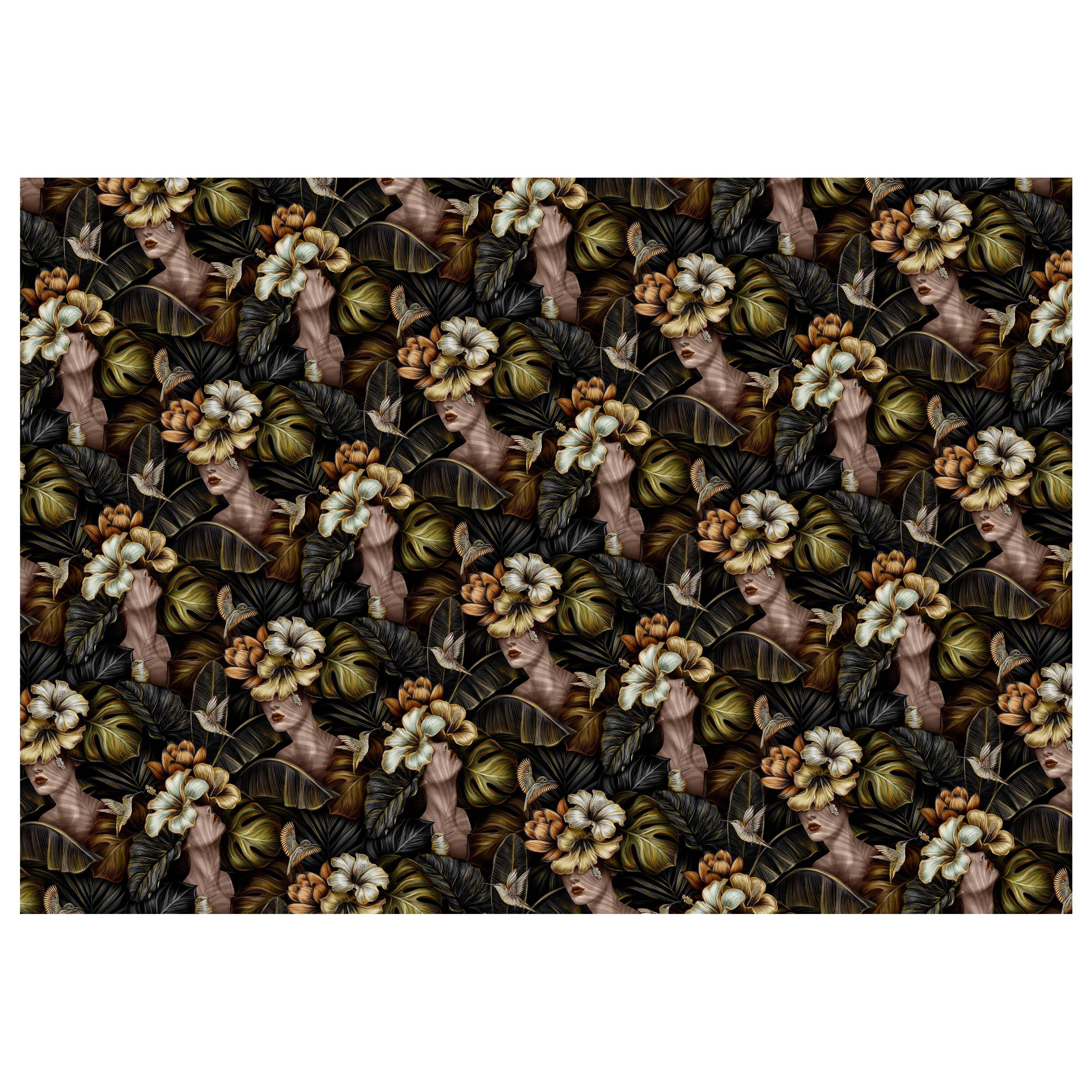 Fototapete Tropen Muster M6896 - Bild 2 Fototapete Tropen Muster M6896 - Bild 2