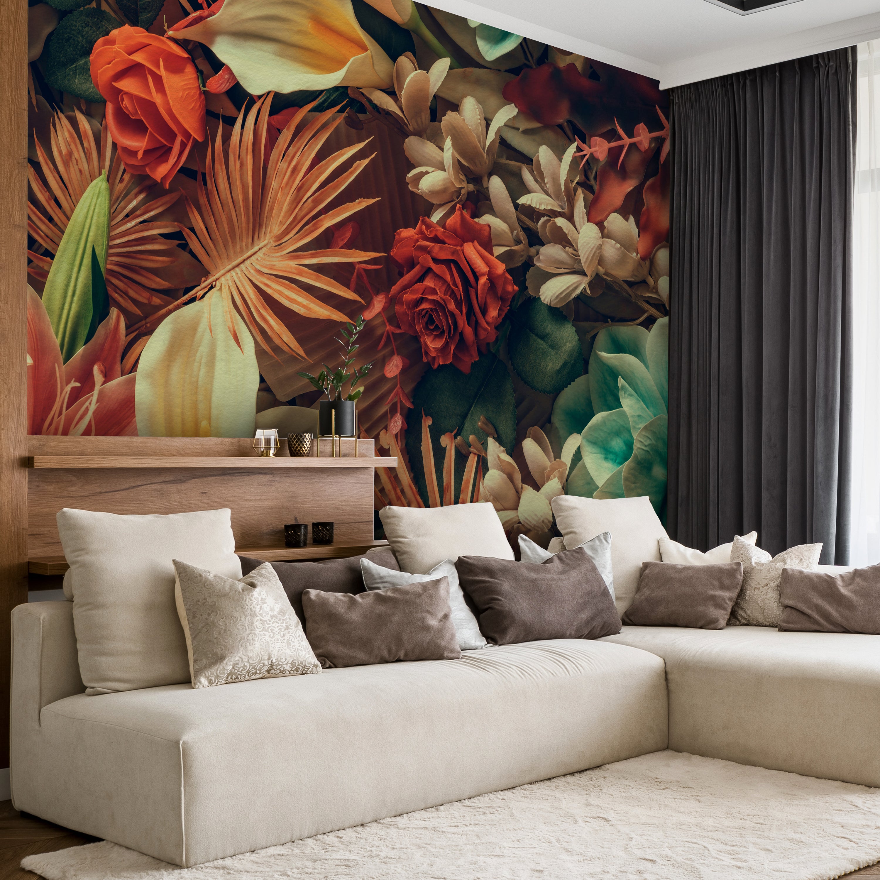 Fototapete Blumen Muster M6907 - Bild 1 Fototapete Blumen Muster M6907 - Bild 1