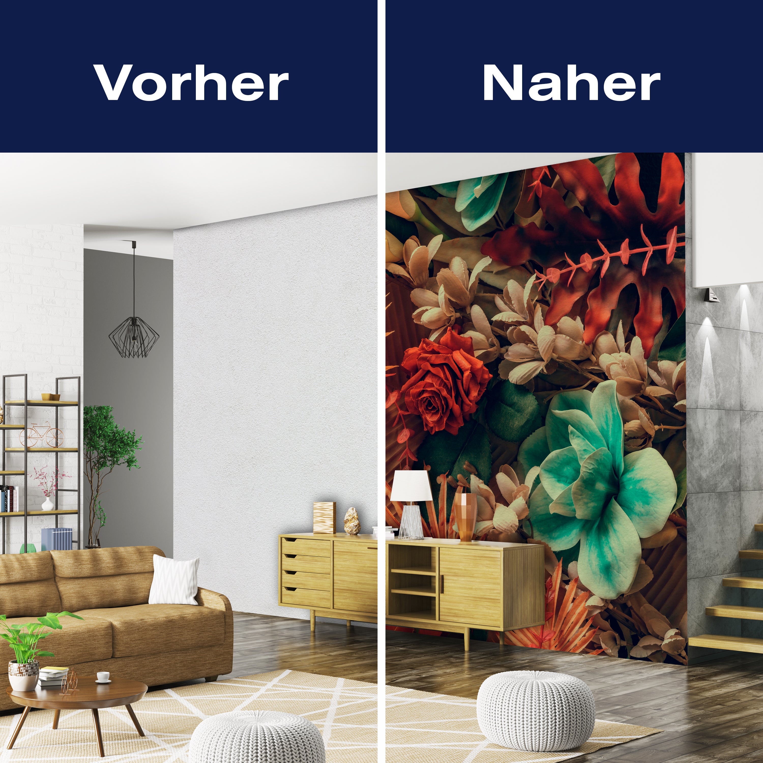 Fototapete Blumen Muster M6907 - Bild 9 Fototapete Blumen Muster M6907 - Bild 9