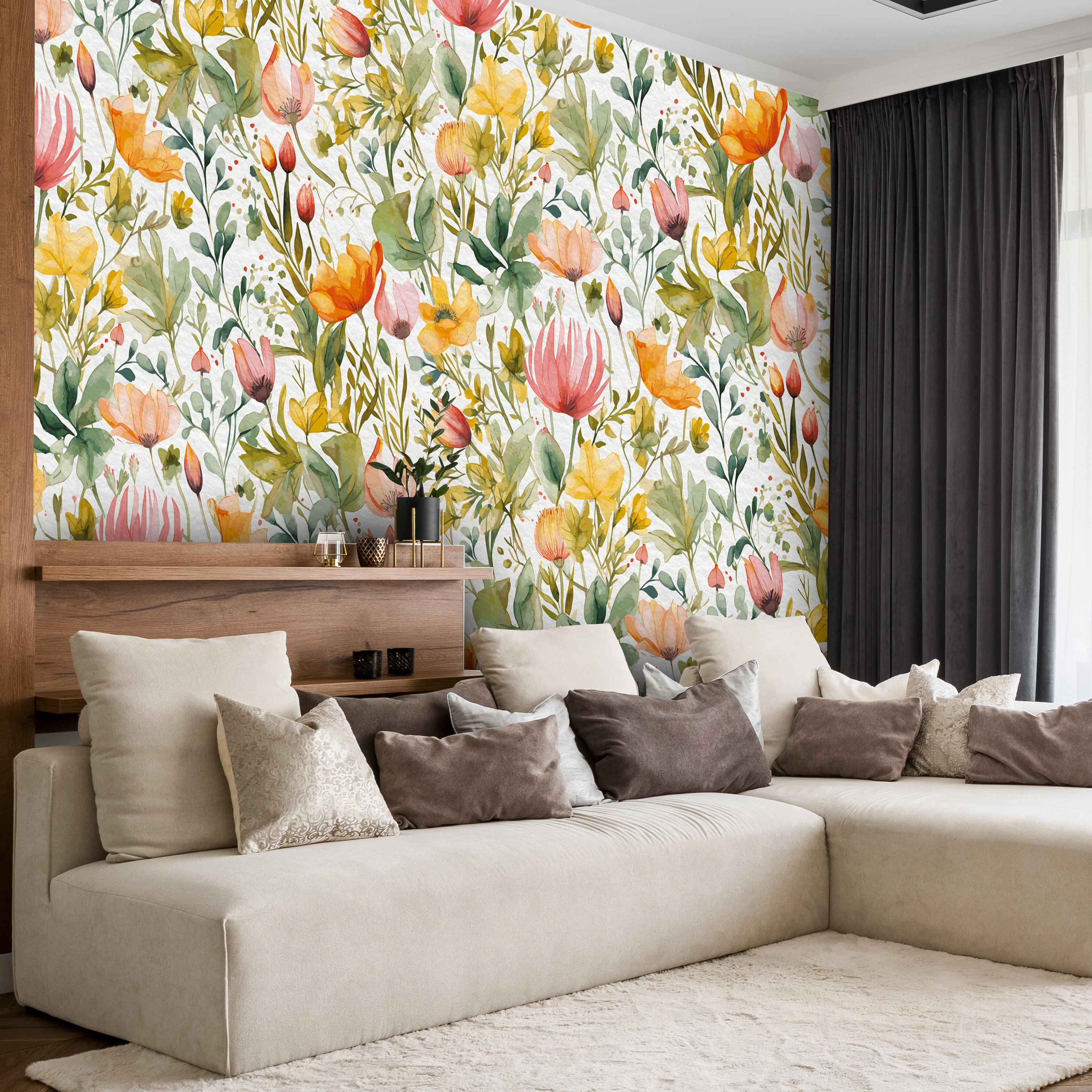 Fototapete Blumen Muster M6908 - Bild 1 Fototapete Blumen Muster M6908 - Bild 1