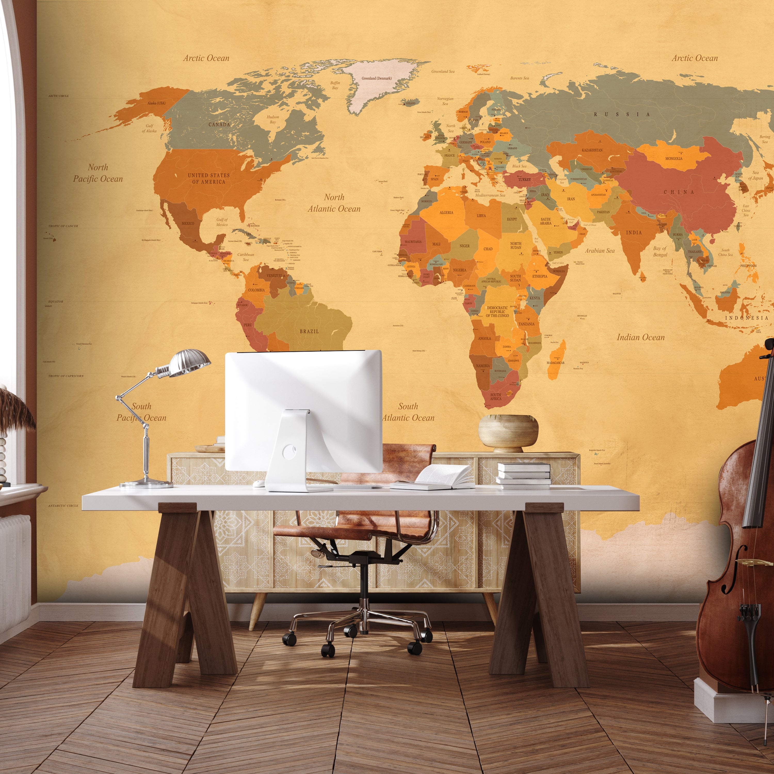 Fototapete Welt Karte M6914 - Bild 1 Fototapete Welt Karte M6914 - Bild 1