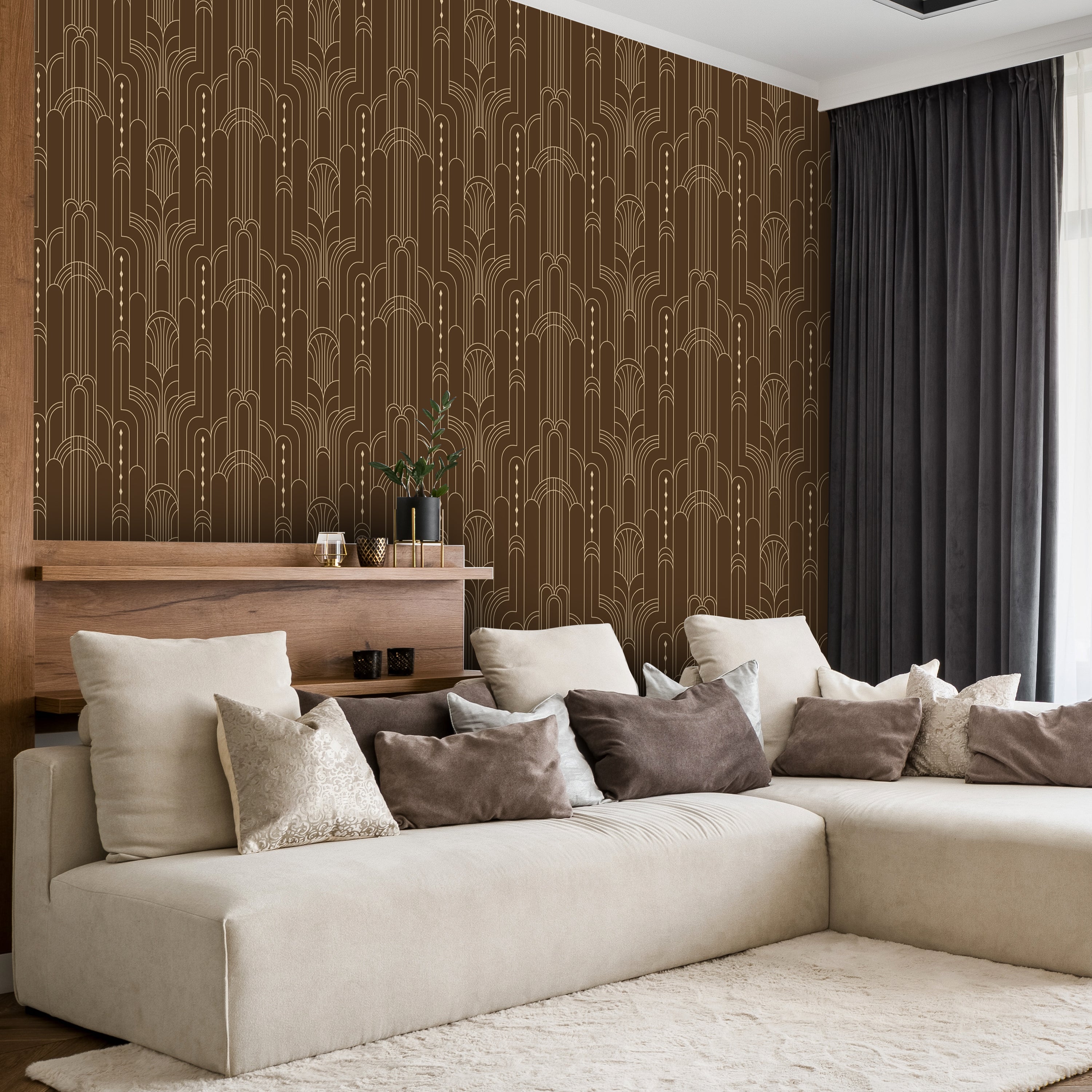 Fototapete Art Déco Muster M6917 - Bild 1 Fototapete Art Déco Muster M6917 - Bild 1