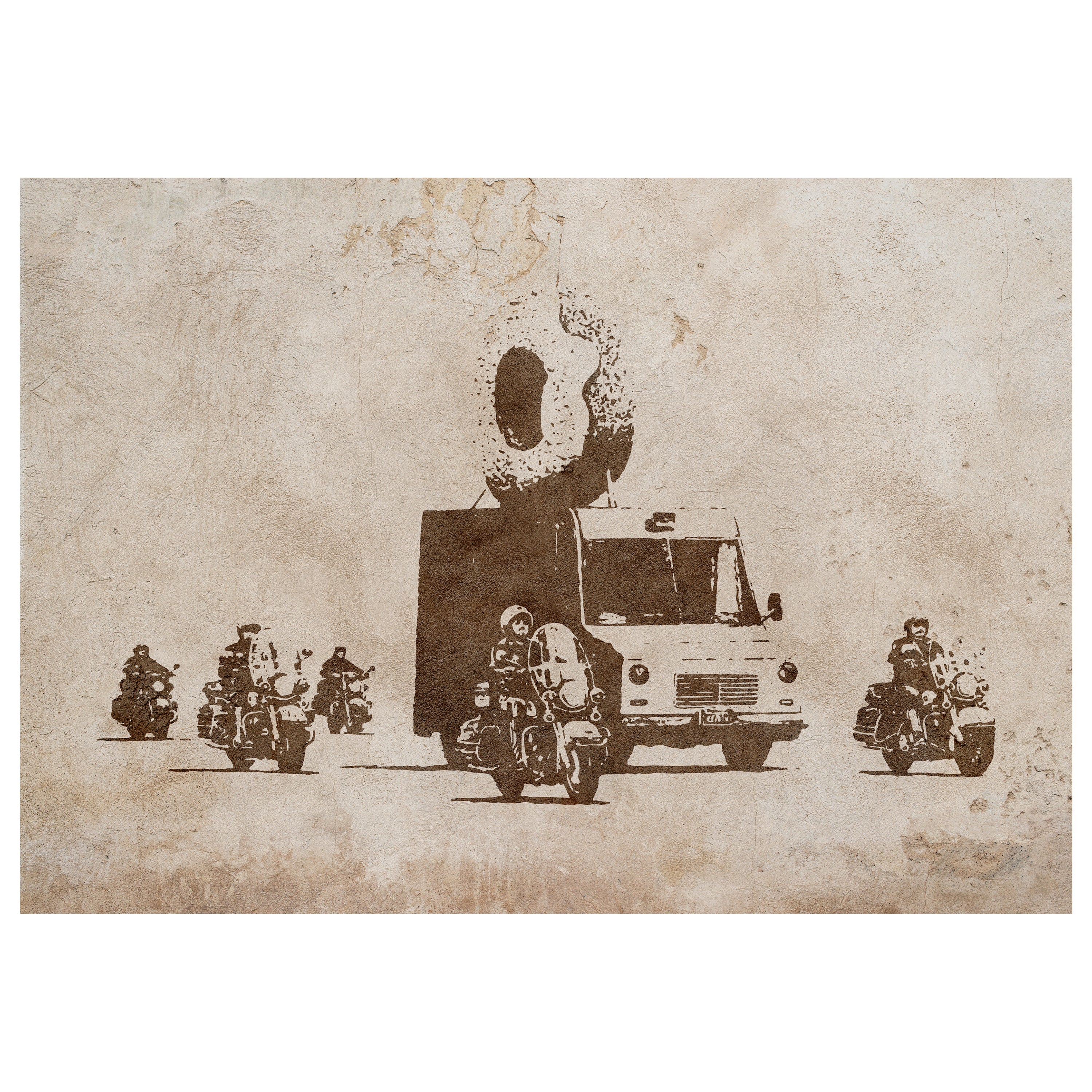 Fototapete Banksy Street Art M6932 - Bild 2 Fototapete Banksy Street Art M6932 - Bild 2