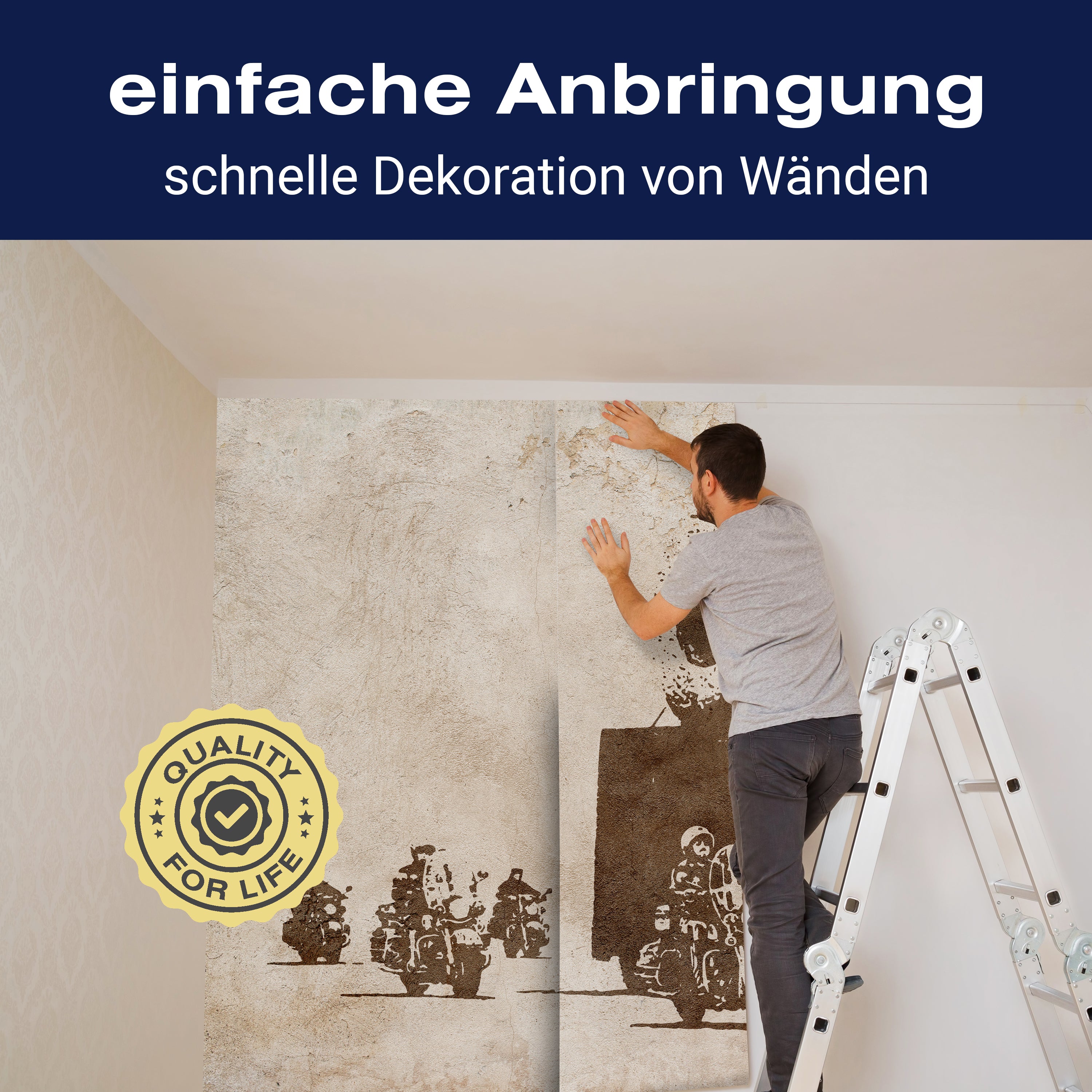 Fototapete Banksy Street Art M6932 - Bild 3 Fototapete Banksy Street Art M6932 - Bild 3