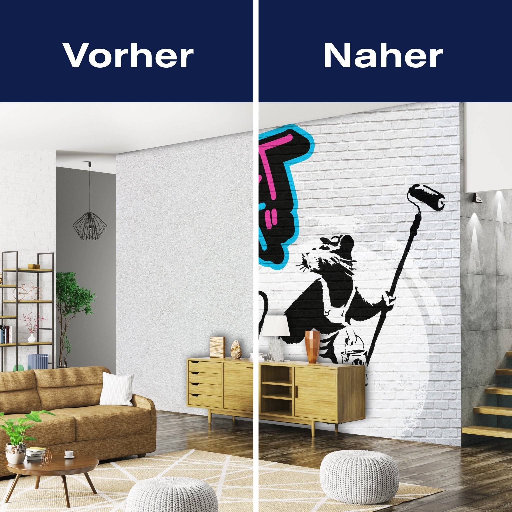 Fototapete Banksy Street Art M6936 - Bild 9 Fototapete Banksy Street Art M6936 - Bild 9